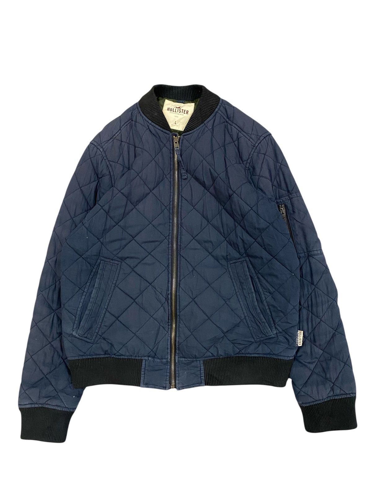 Hollister Vtg Hollister Bomber Quilted Jacket Size US L / EU 52-54 / 3 - 2 Thumbnail