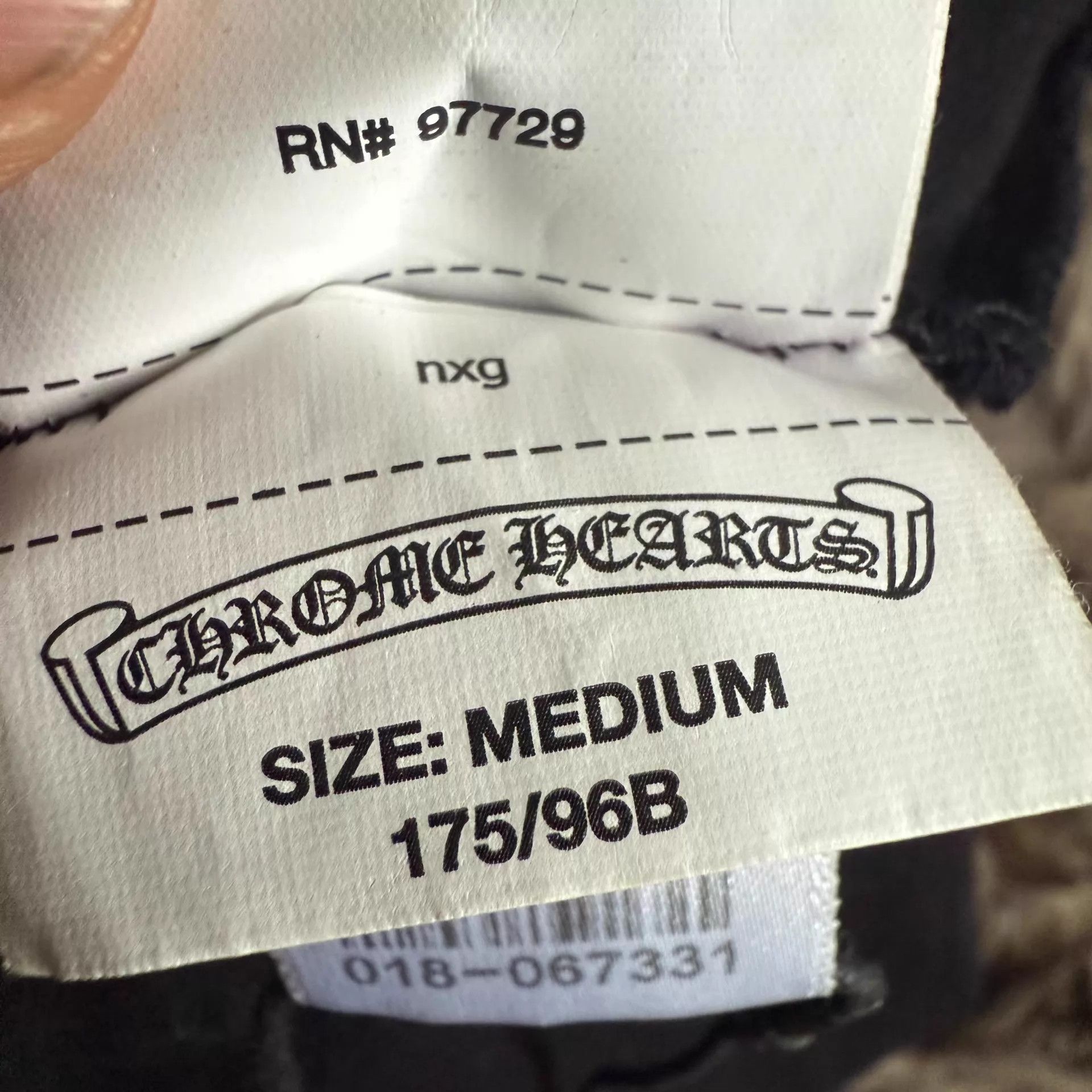 Chrome Hearts Chrome Hearts Black USA Sanskrit Slogan Back Tee Size US M / EU 48-50 / 2 - 5 Thumbnail