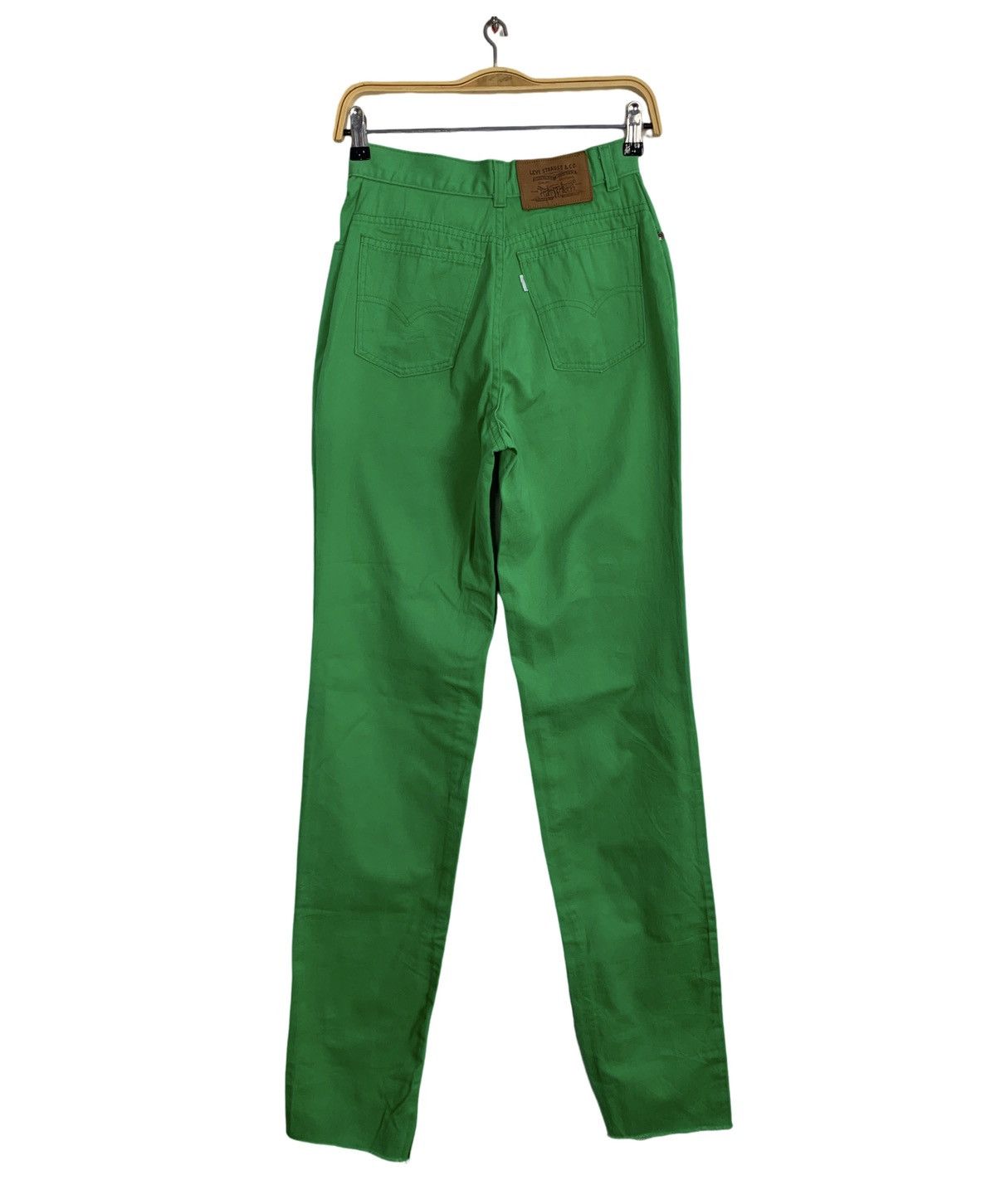 Levi's Levis 84’ Olympic Game US Green Denim Jeans Straight Cut Size 25" / US 0 / IT 36 - 2 Thumbnail
