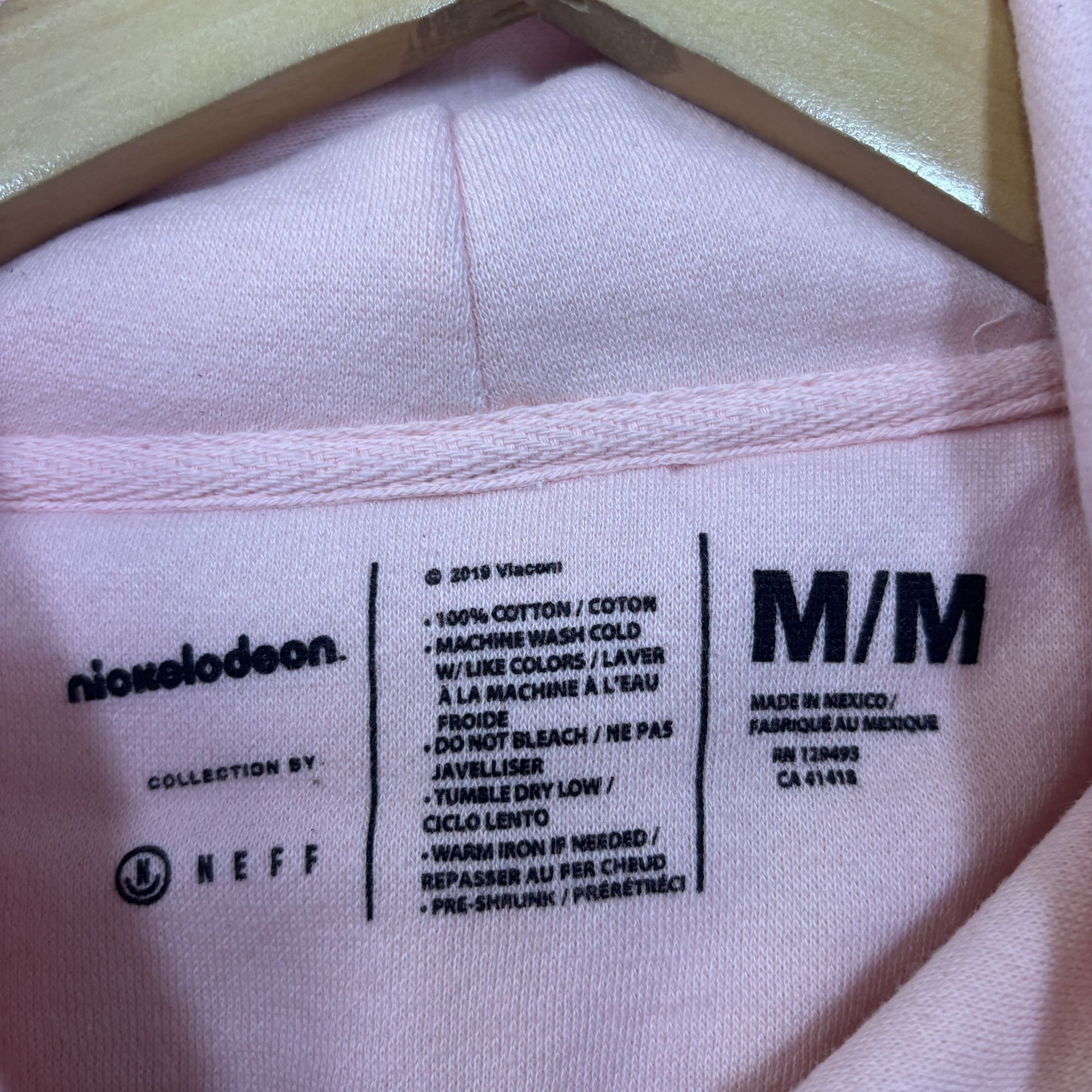 Nickelodeon Rugrats Neff Pink Hoodie Pullover Medium Size US M / EU 48-50 / 2 - 5 Thumbnail