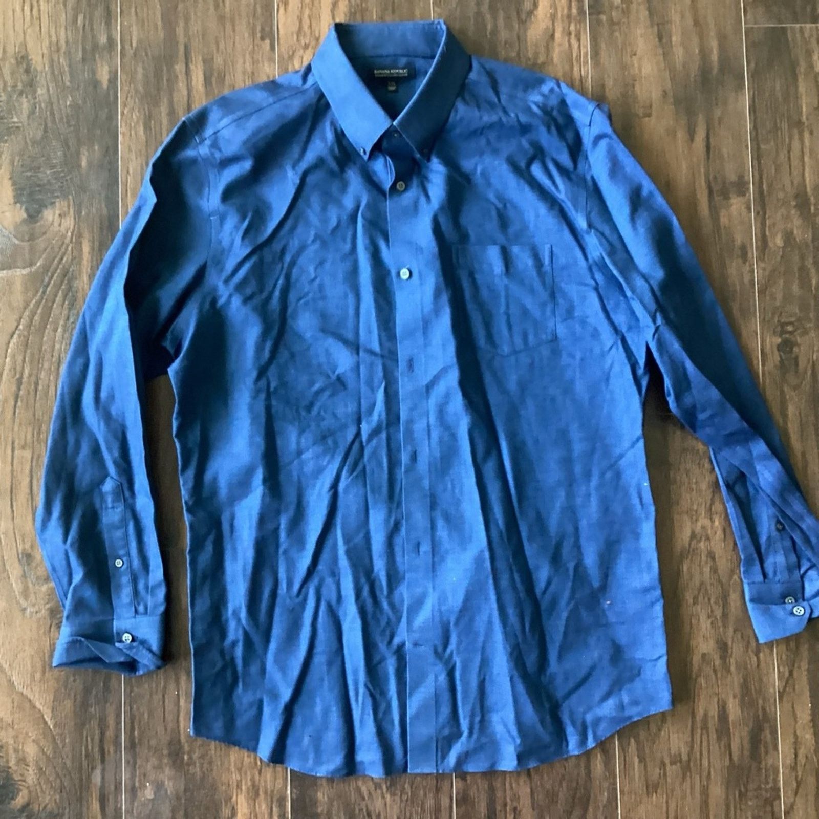 Banana Republic Banana Republic Non-Iron Slim Fit Button Down Size US XXL / EU 58 / 5 - 2 Thumbnail