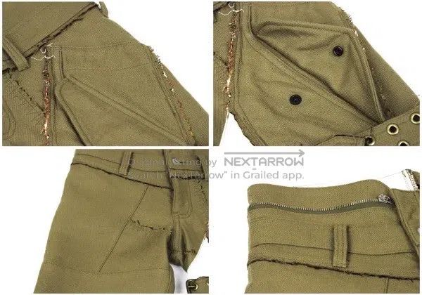 Junya Watanabe Junya Watanabe size XS Green vintage design sense trousers Size US 27 - 5 Thumbnail