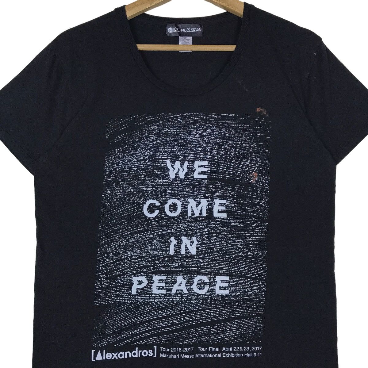 Japanese Brand Japanese Rock Band Alexandros RX-Records Tee Shirt Size US M / EU 48-50 / 2 - 2 Thumbnail