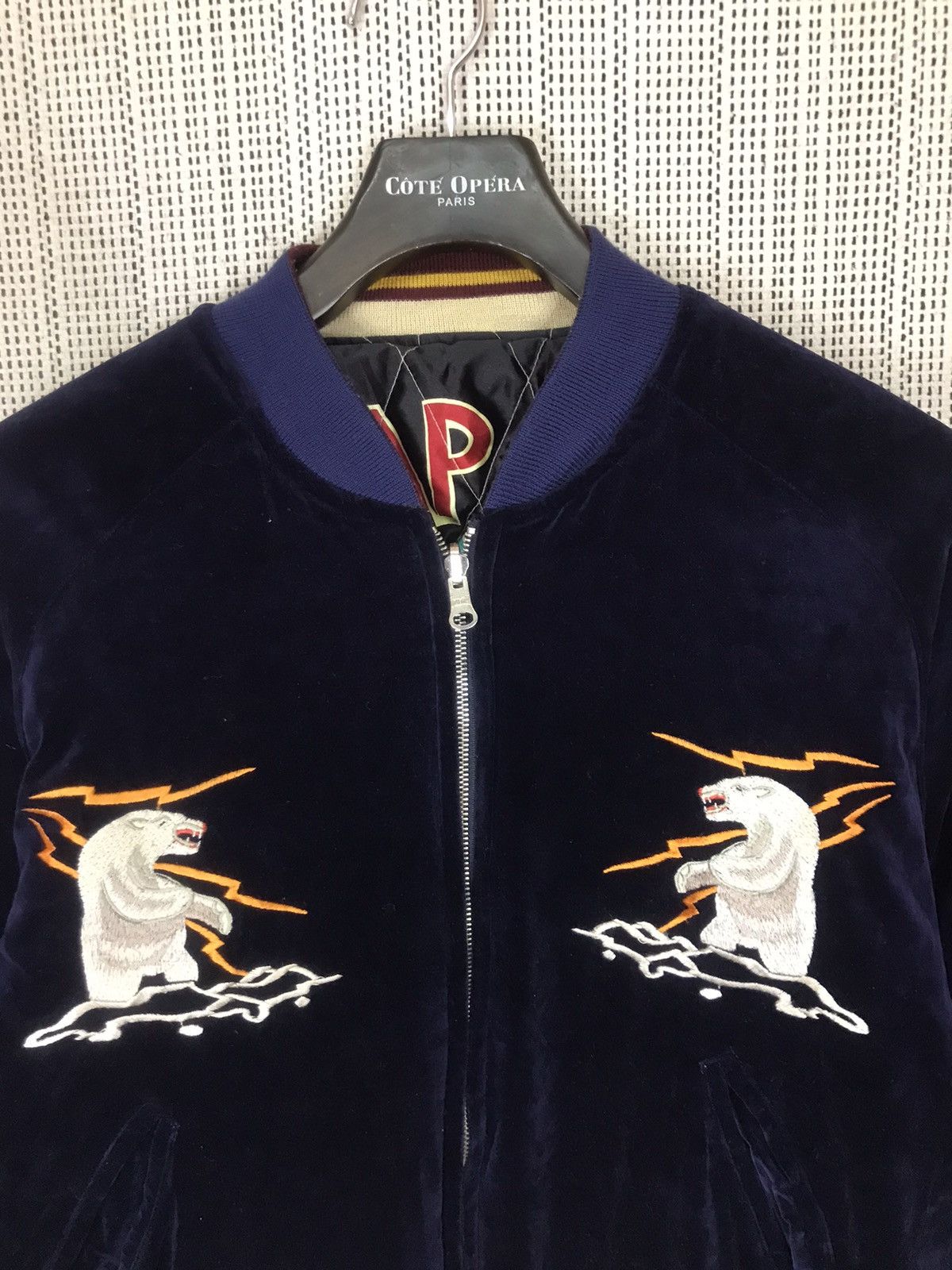 Edition Japan × Toyo Enterprises 🔥TOYO ENTERPRISE🔥 VTG 60-70s SUKAJAN REVERSIBLE EMBROIDERY Size US M / EU 48-50 / 2 - 14 Thumbnail