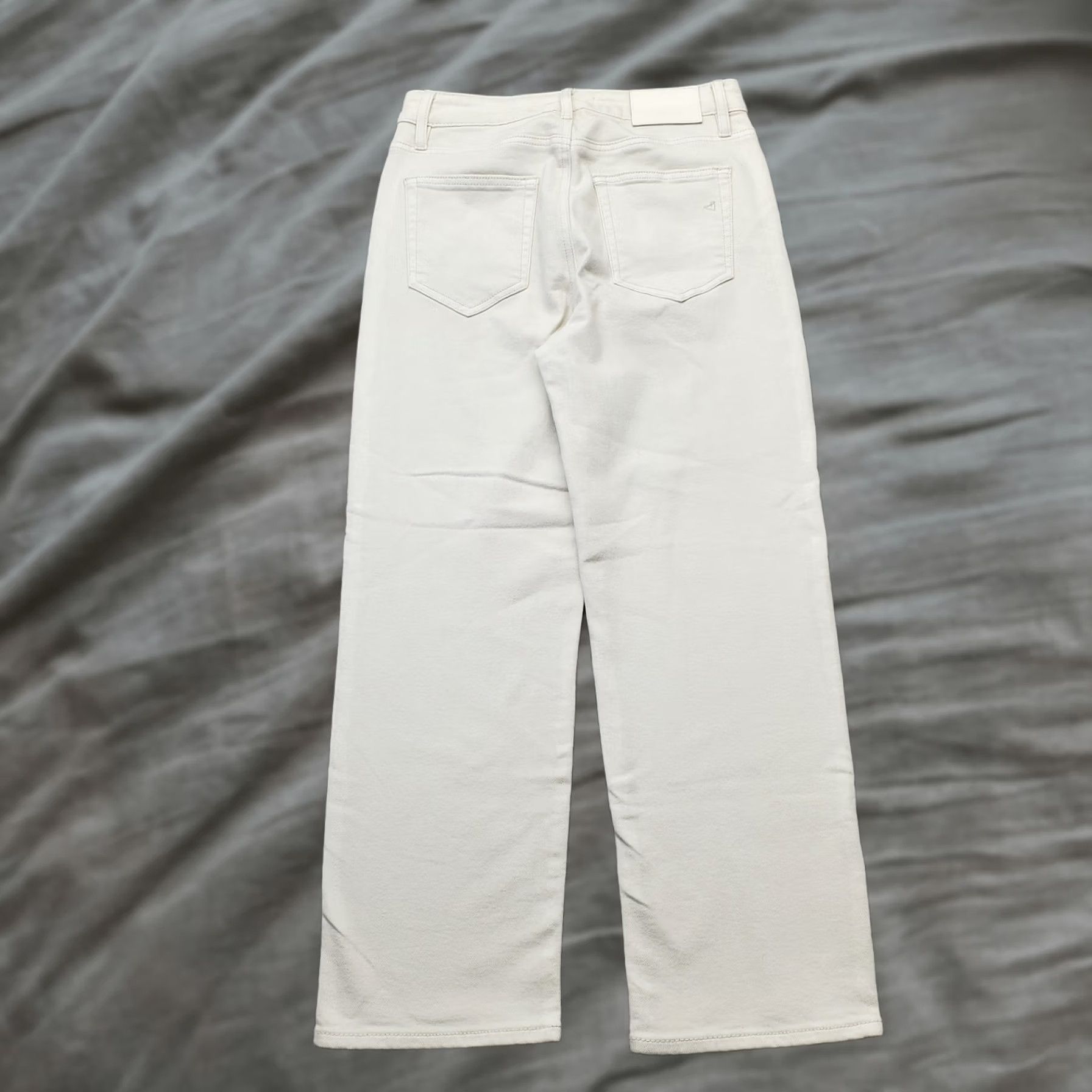 Vintage Hidden Womens Jeans Size 27 White Crop Wide-Leg Vtg Tracey Sea Salt Wash HD1551ST-SS Jeans Size 27" / US 4 / IT 40 - 1 Thumbnail