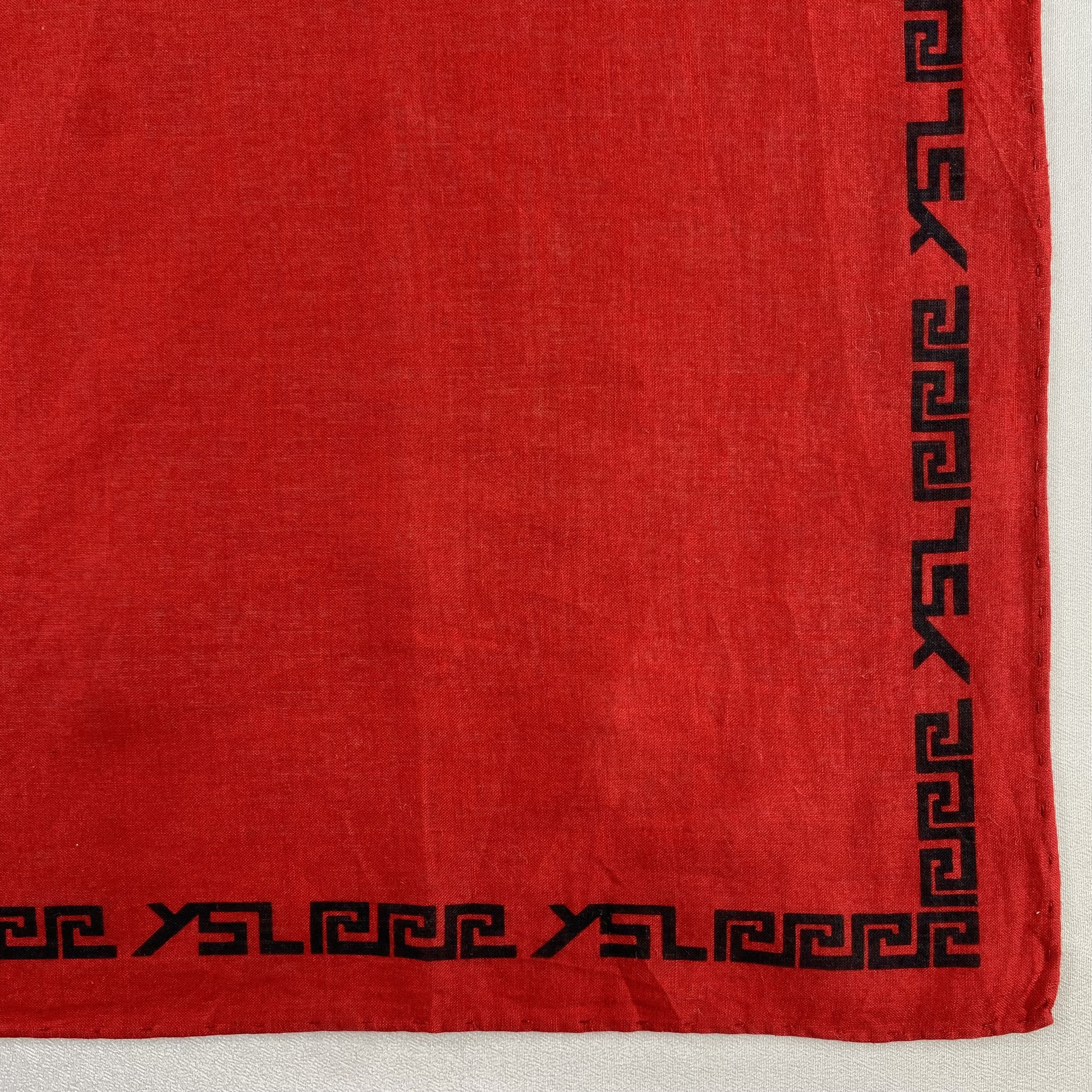 Vintage Yves Saint Laurent Handkerchief / Neckerchief / Bandana-P971 Size ONE SIZE - 3 Thumbnail