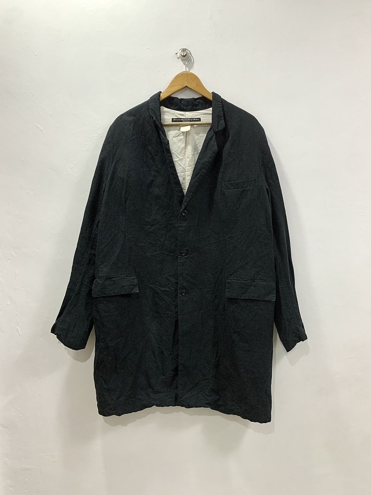 Garment Reproduction of Workers GARMENT REPRODUCTION OF WORKERS LINEN-COTTON COAT Size US XL / EU 56 / 4 - 1 Thumbnail