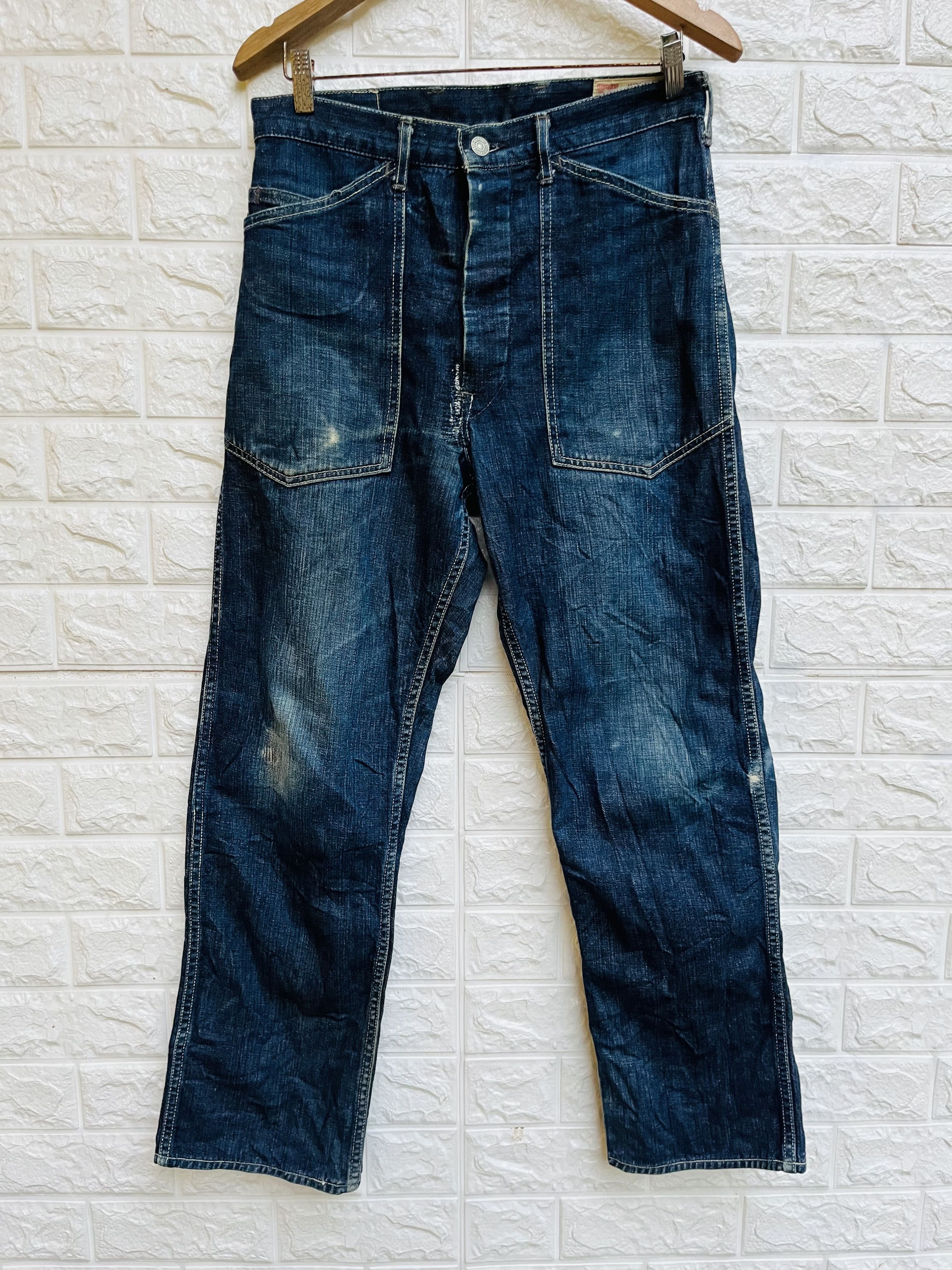 image of Evisu Lot 2010 Japanese Designer Fashion Style in Dark Blue, Men's (Size 31)