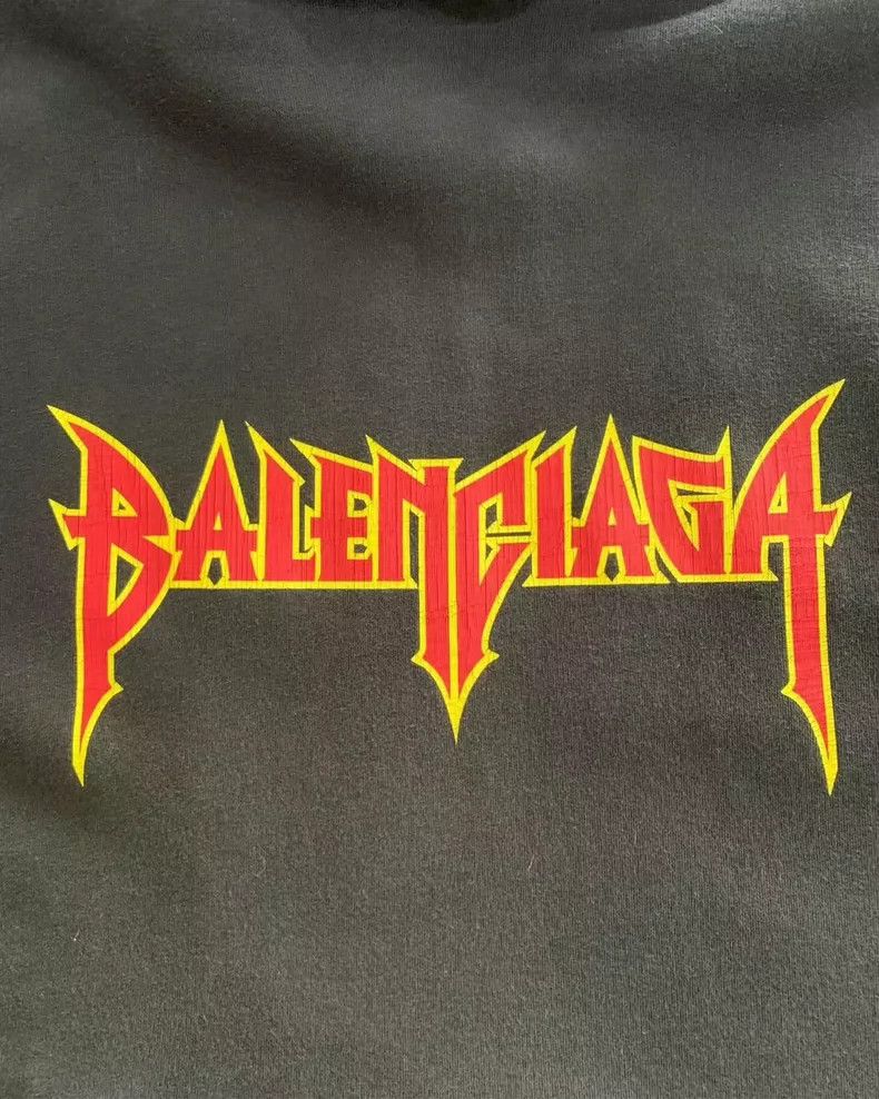 Balenciaga Balenciaga Destroy Flame Hoodie Size US XL / EU 56 / 4 - 6 Thumbnail