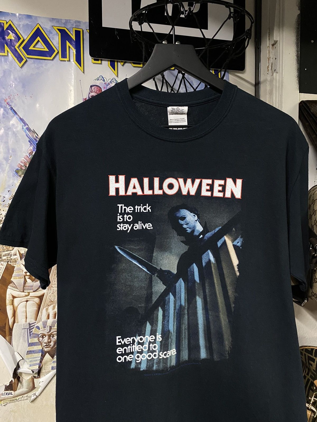 Vintage early 00’ Halloween movie tee medium
