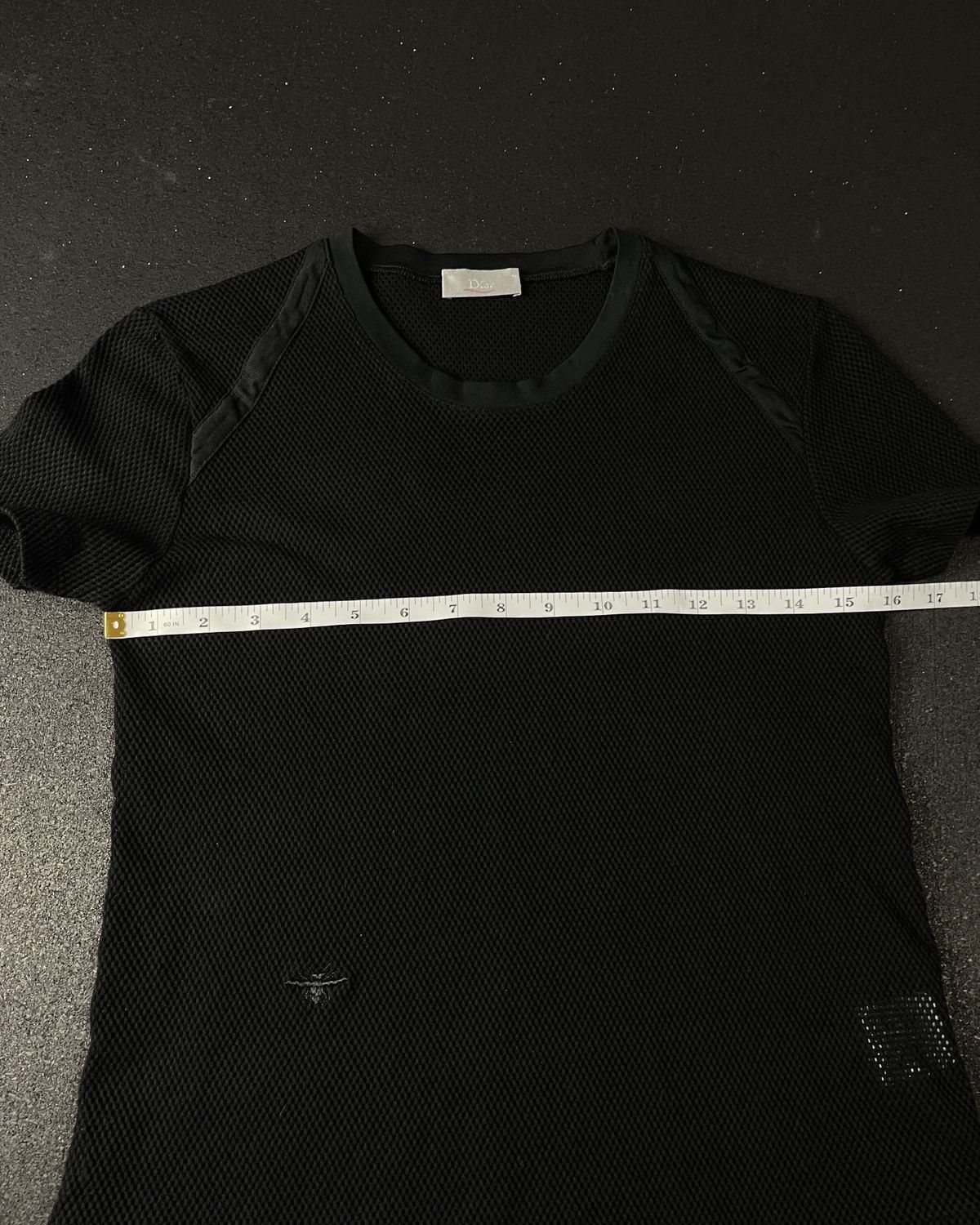 Dior × Hedi Slimane Dior Homme SS04 Mesh T-Shirt Size US S / EU 44-46 / 1 - 12 Thumbnail