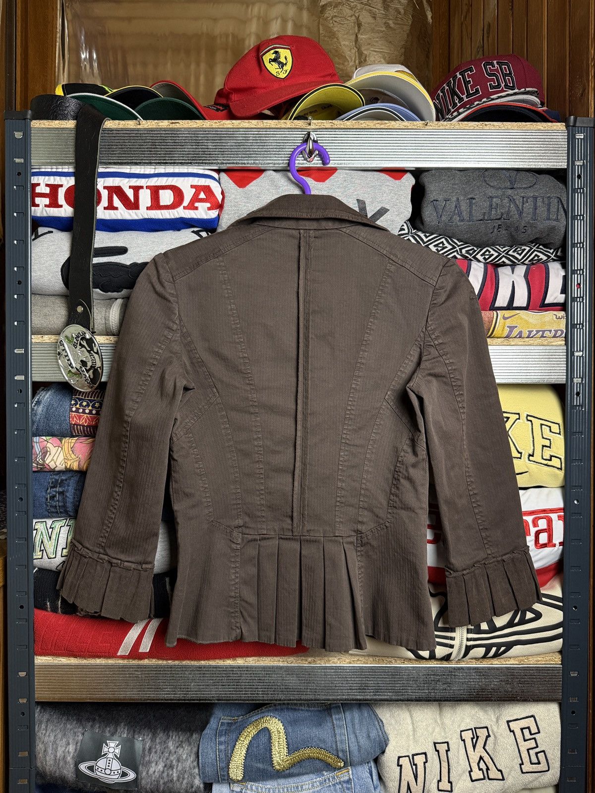 Dolce & Gabbana Crazy Hype Dolce & Gabbana Ruffle Sleeve Y2K Jacket Size S / US 4 / IT 40 - 2 Thumbnail
