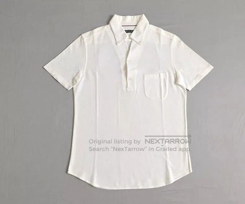 Loro Piana Loro Piana Men's White Short Sleeve Polo. Size US S / EU 44-46 / 1 - 1 Thumbnail