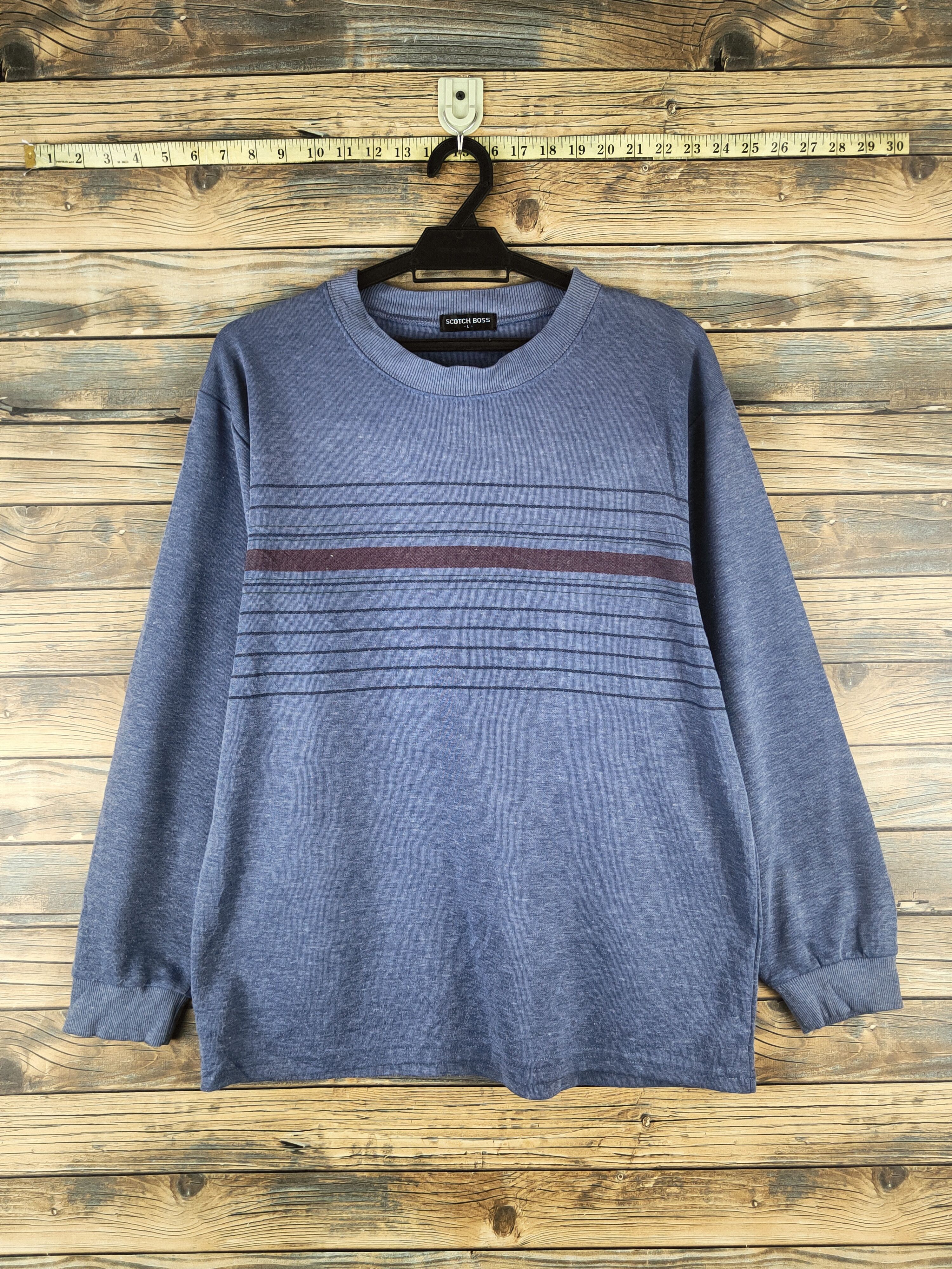 Vintage & super rare Scotch Boss Blue Sweatshirts