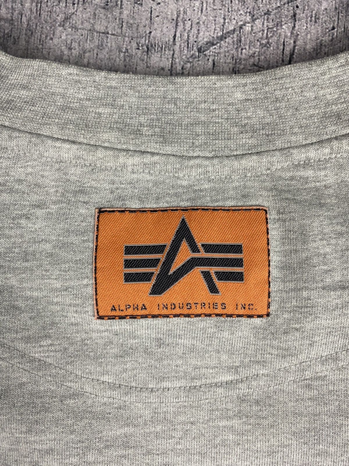 Alpha Industries × Vintage Rare Vintage Alpha Industries Sweatshirt Size XXL Size US XXL / EU 58 / 5 - 4 Thumbnail