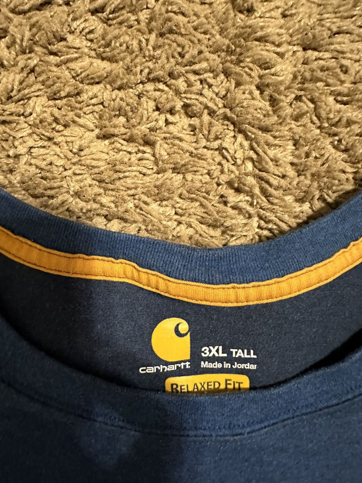 Carhartt × Vintage Vintage Carhartt big boy “triple blue” shirt 00s size 3XL Size US XXL / EU 58 / 5 - 3 Thumbnail
