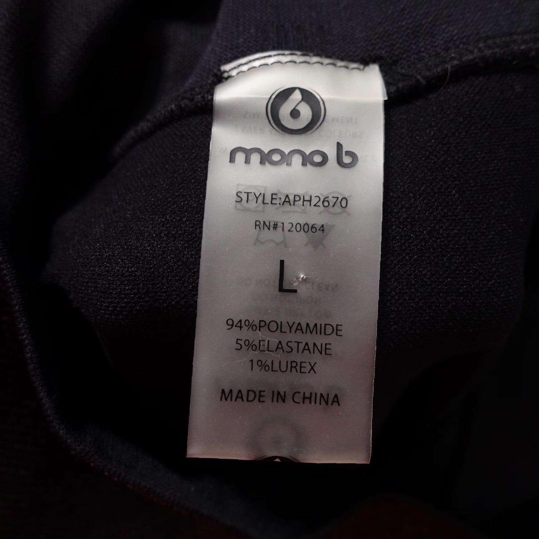 Vintage VINTAGE Mono B Activewear Pants Womens Size Large Black Joggers Casual Workout 22.5 Inseam Size 36" / US 14 / IT 50 - 6 Thumbnail