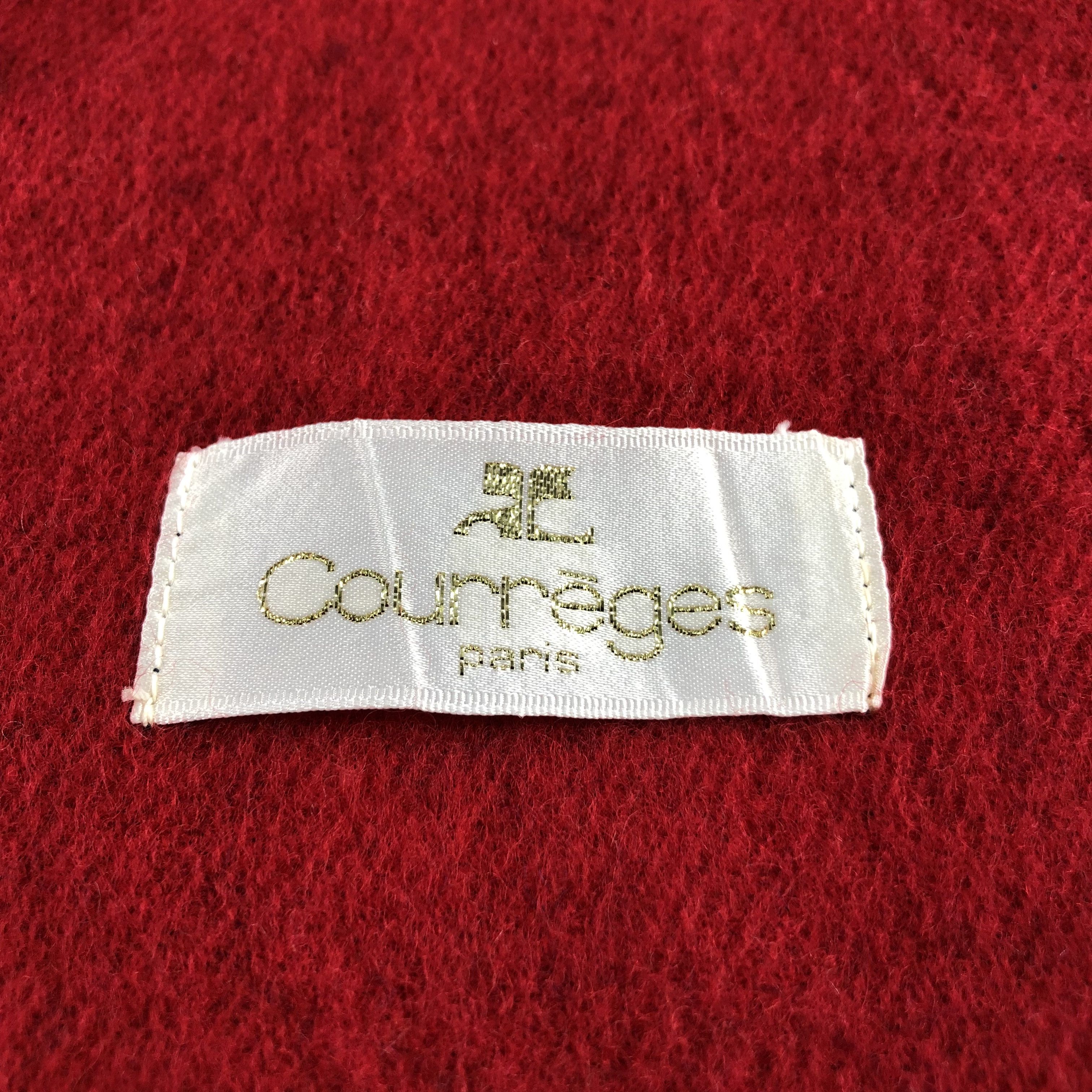 Courreges Courreges Tartan Wool Scarf Muffler V815 Size ONE SIZE - 5 Thumbnail