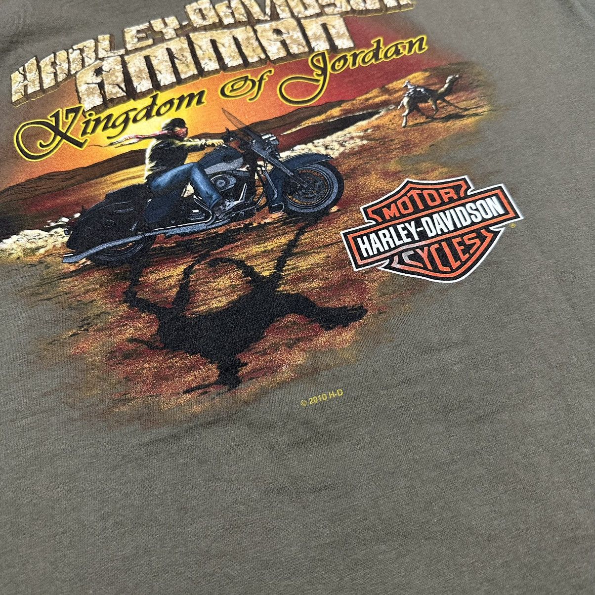 Harley Davidson Harley Davidson T-shirt Green Men’s Size L Size US L / EU 52-54 / 3 - 19 Thumbnail