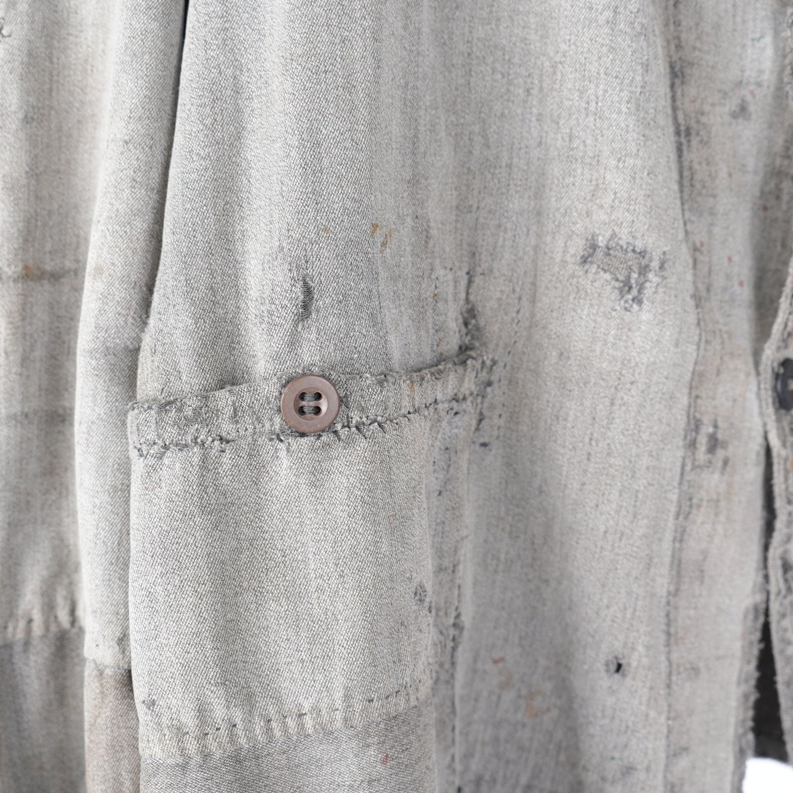 Vintage TRUE VINTAGE FADED CHORE JACKET Size US L / EU 52-54 / 3 - 3 Thumbnail