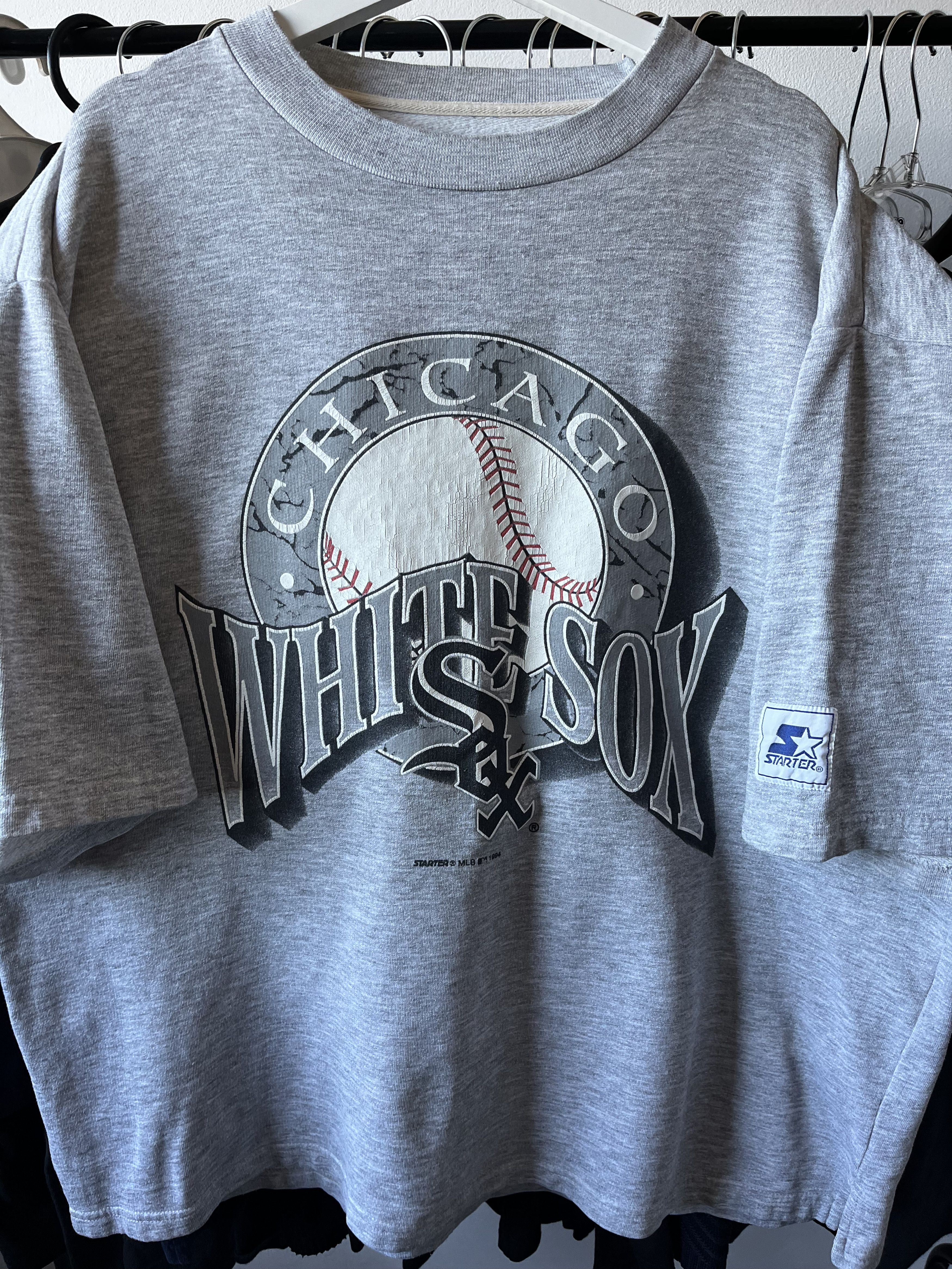 MLB × Starter × Vintage Vintage MLB Chicago White Sox heavy cotton tee t-shirt 90s Size US XL / EU 56 / 4 - 3 Thumbnail