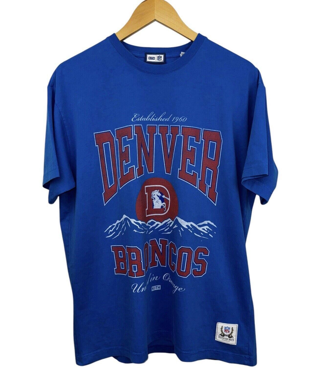 Kith Kith For The NFL Denver Broncos Vintage Tee Voyage Sz M RARE Size US M / EU 48-50 / 2 - 1 Thumbnail