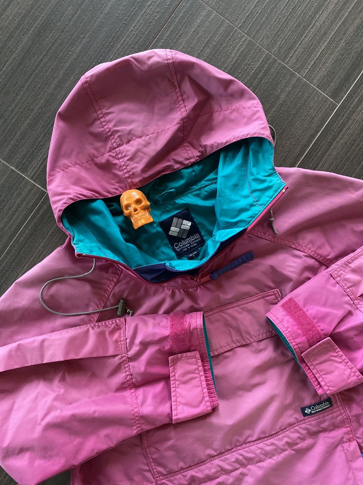 Columbia × Vintage 90s Columbia sportswear faded pink pullover Size L / US 10 / IT 46 - 4 Thumbnail