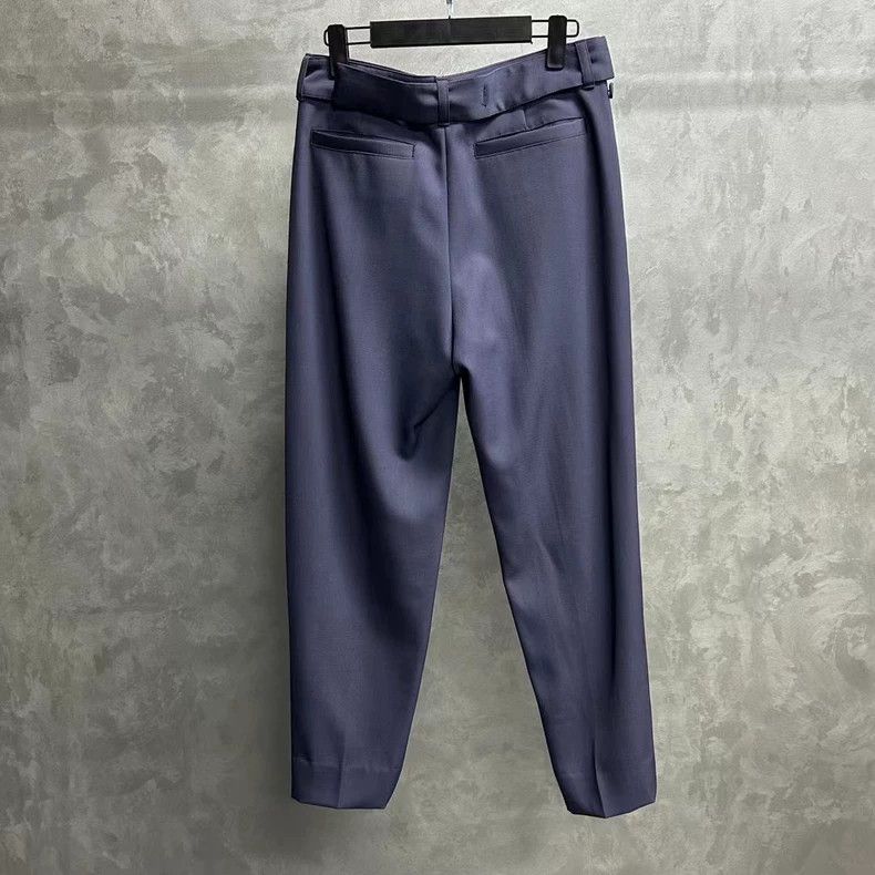 Dior The latest blue solid color laced trousers 2501-Nextarrow Size US 28 / EU 44 - 2 Thumbnail