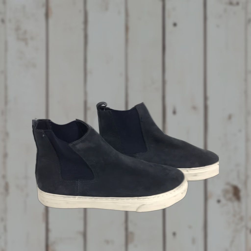 Gap GAP Chelsea Boots Mens Size 9 Blue Suede/Leather Ankle Boot Leather Lining Rubber Sole Casual Workwear 9 Mens Size US 9 / EU 42 - 1 Thumbnail