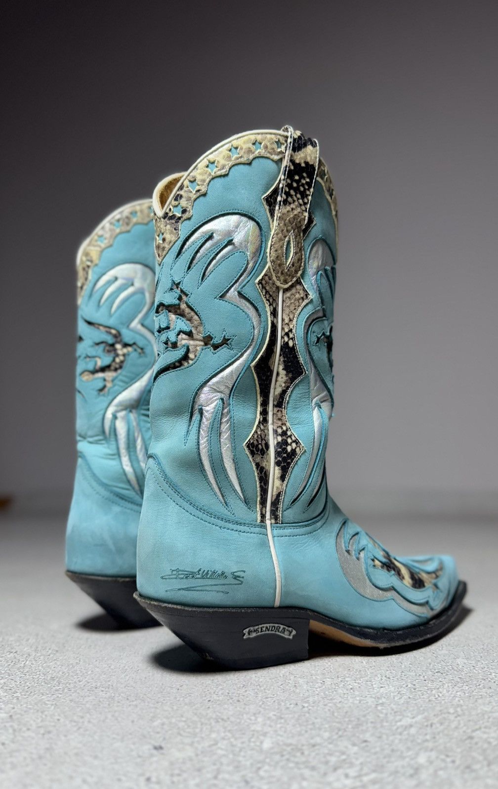Sendra 36 Sendra David Villellas Lizard Boots Cowboy Western Shoes Size US 6 / IT 36 - 6 Thumbnail