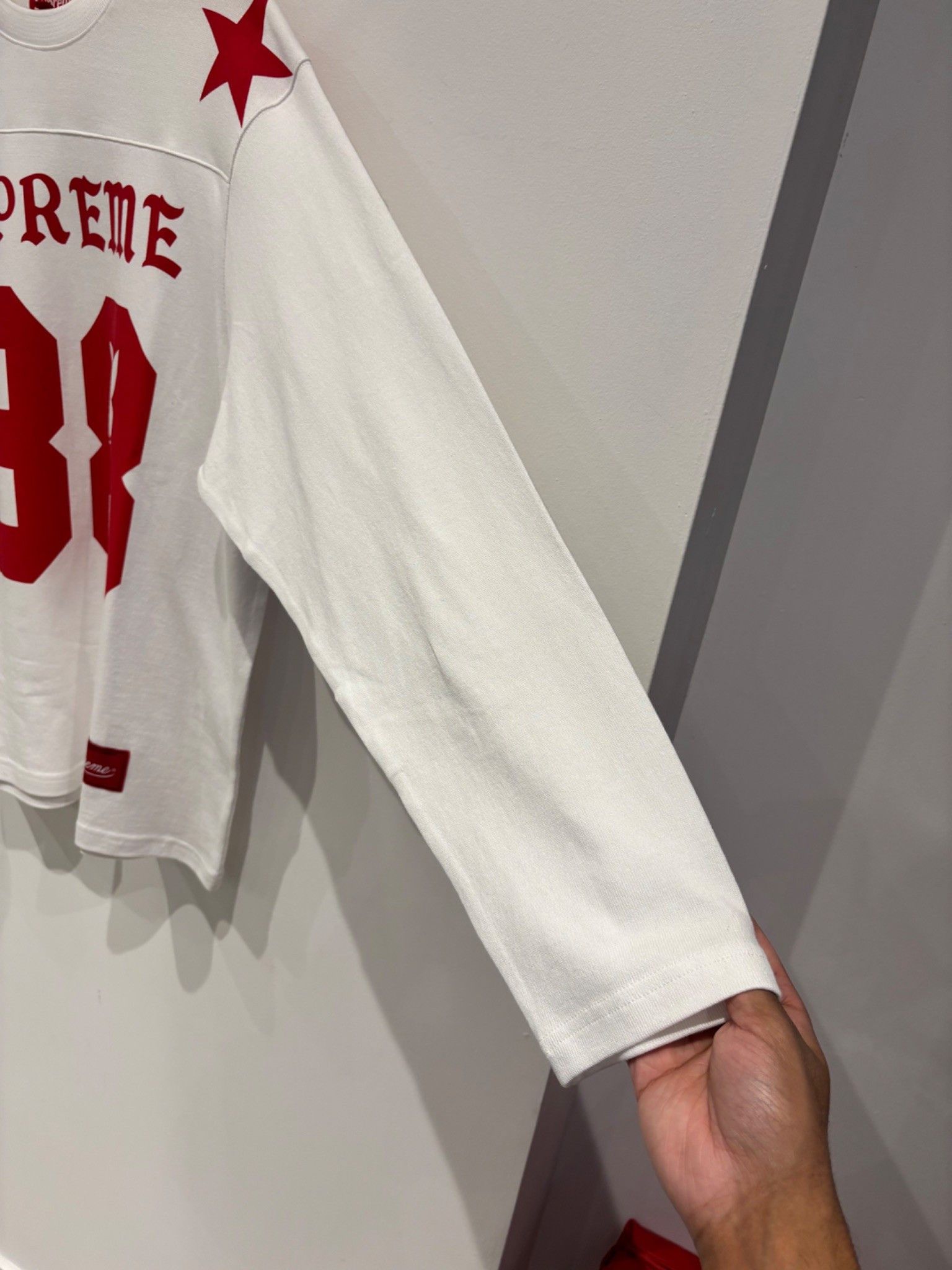 Supreme Supreme Playboy L/S Football Top White Size US M / EU 48-50 / 2 - 3 Thumbnail