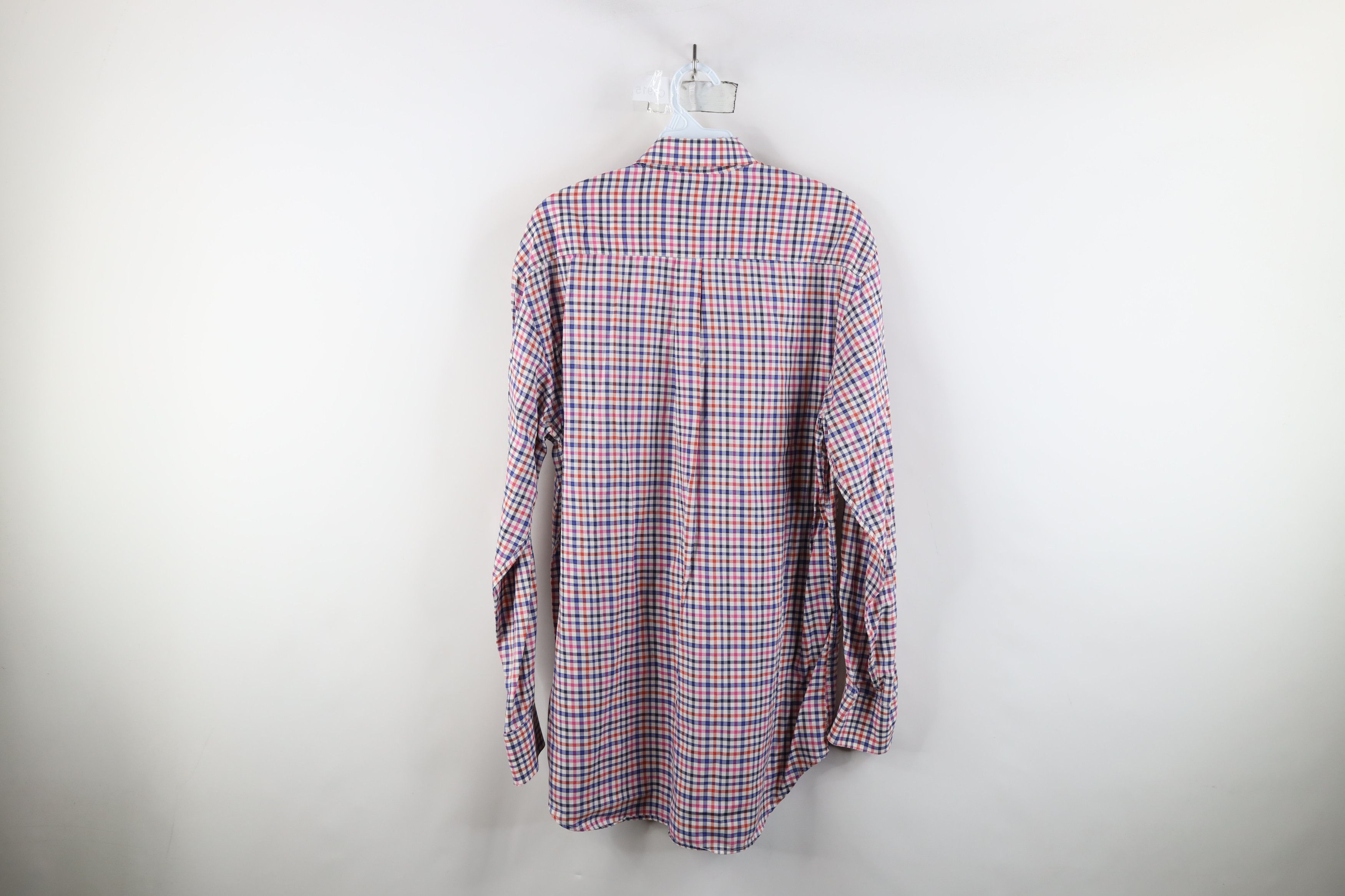 Peter Millar × Vintage Peter Millar Collared Button Down Shirt Rainbow Plaid Size US M / EU 48-50 / 2 - 12 Thumbnail