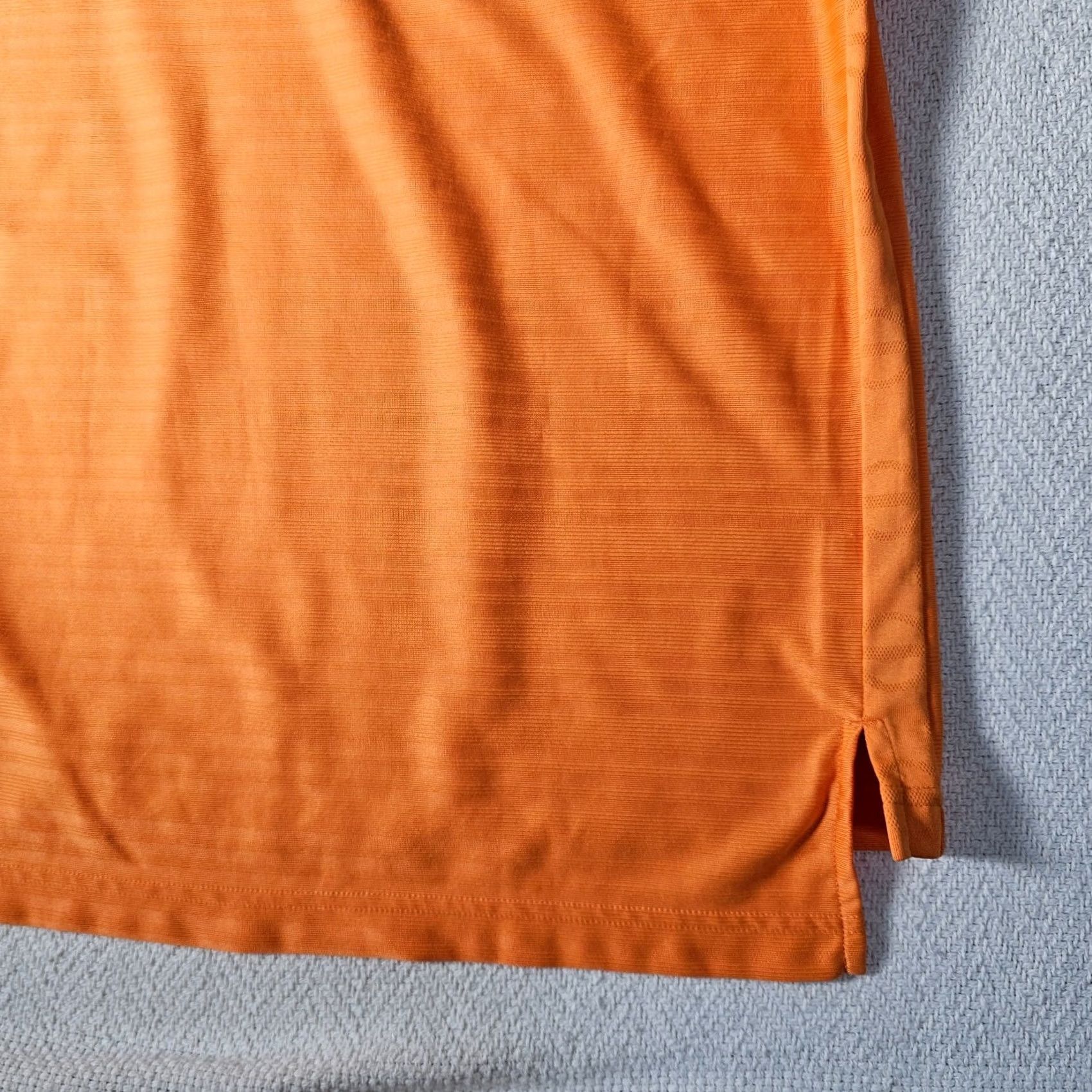Adidas Adidas Climacool Polo Shirt Men S Orange Striped Embellished Logo Golf Shirt Size US S / EU 44-46 / 1 - 8 Thumbnail
