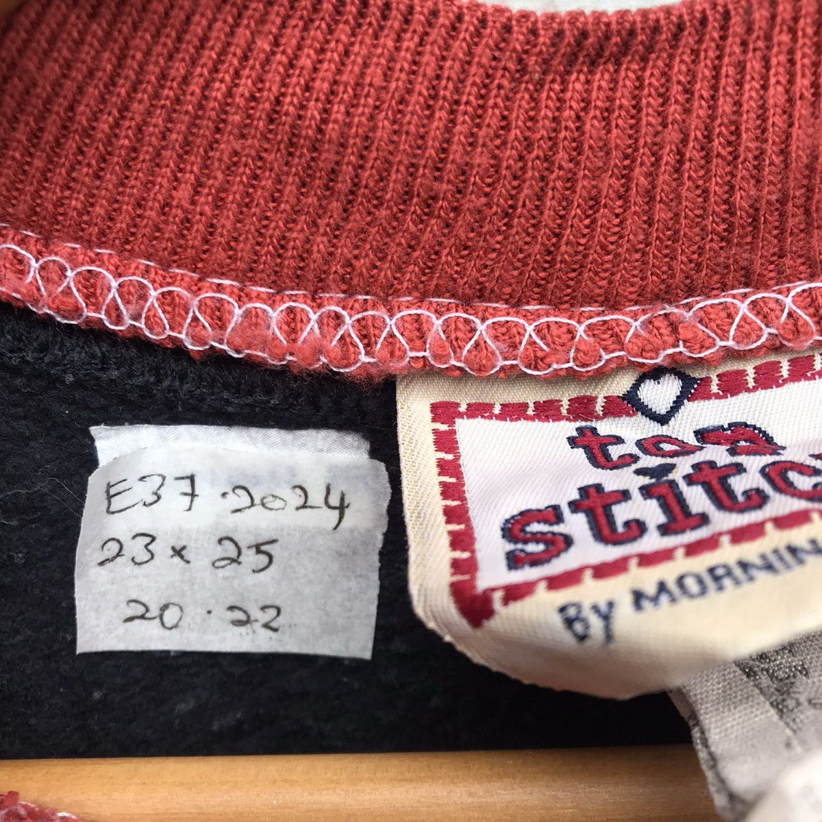 Other Morning sun embroidered double crewneck sweater Size US L / EU 52-54 / 3 - 7 Thumbnail