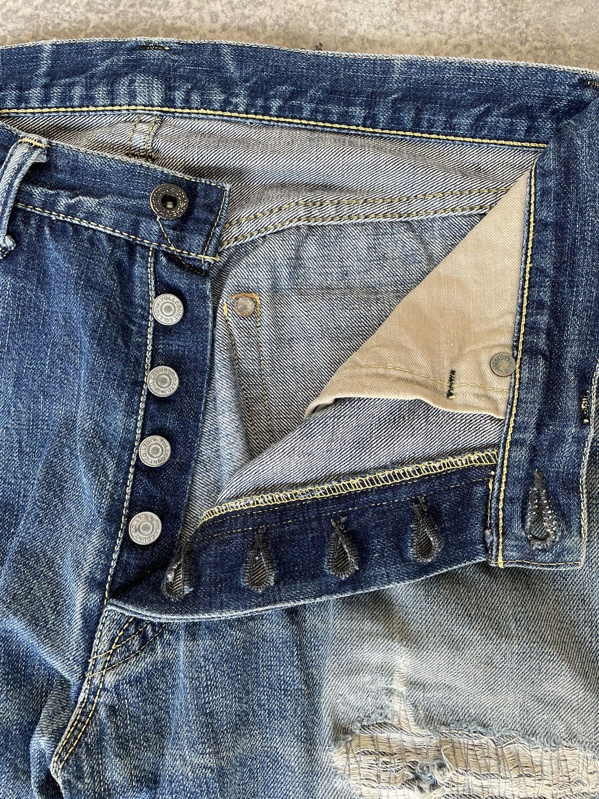 Full Count & Co. Japanese Brand Full Count Selvaged Jeans Size US 31 - 7 Thumbnail