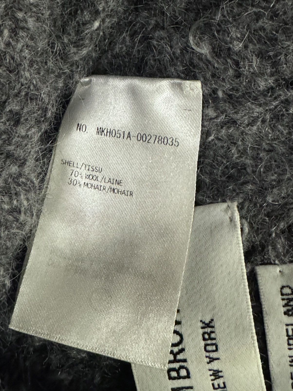 Thom Browne Wool mohair beanie Size ONE SIZE - 4 Thumbnail