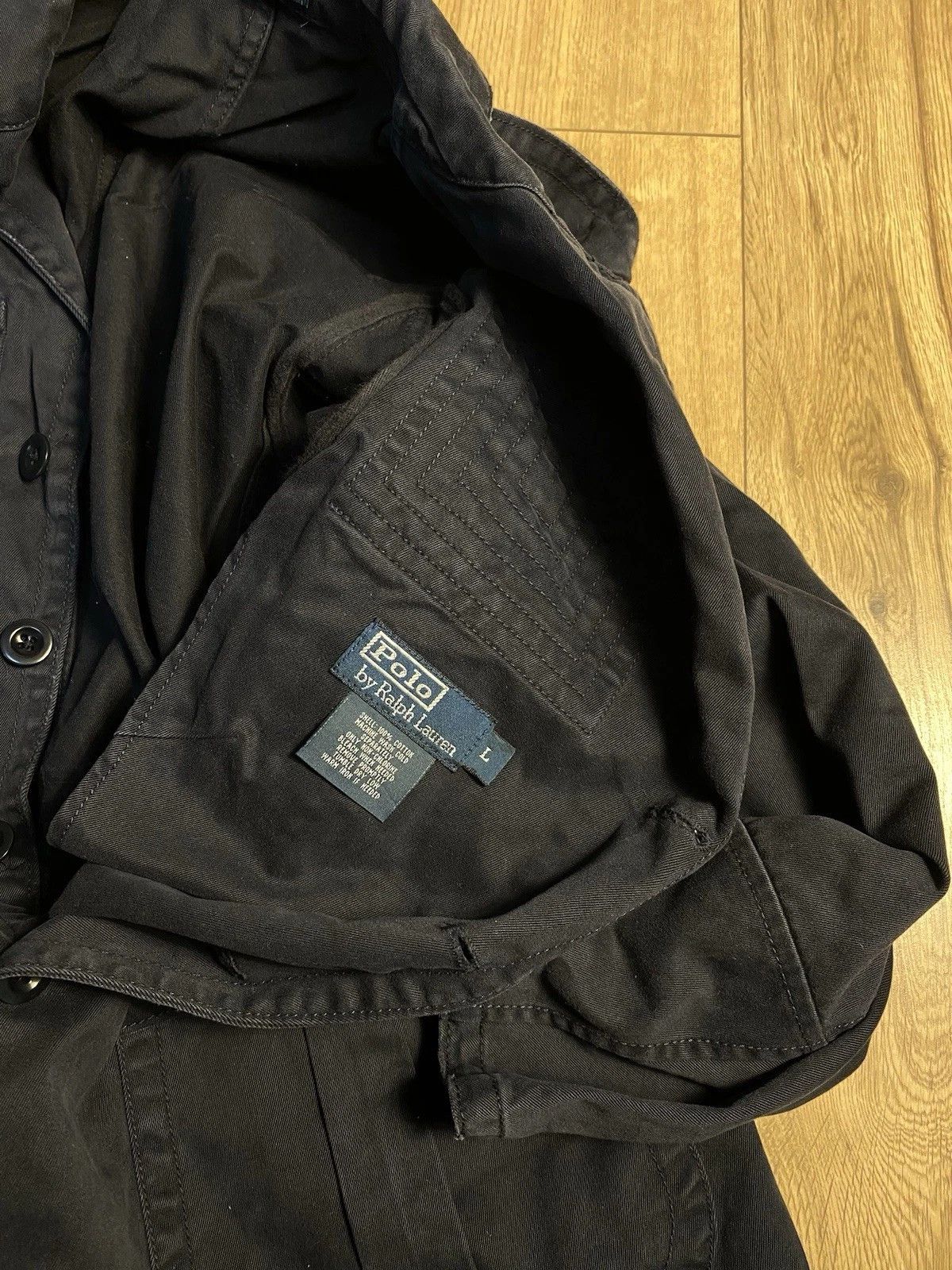Polo Ralph Lauren Polo Ralph Lauren Military Sports Jacket Sz L Utility Navy Size US L / EU 52-54 / 3 - 6 Thumbnail