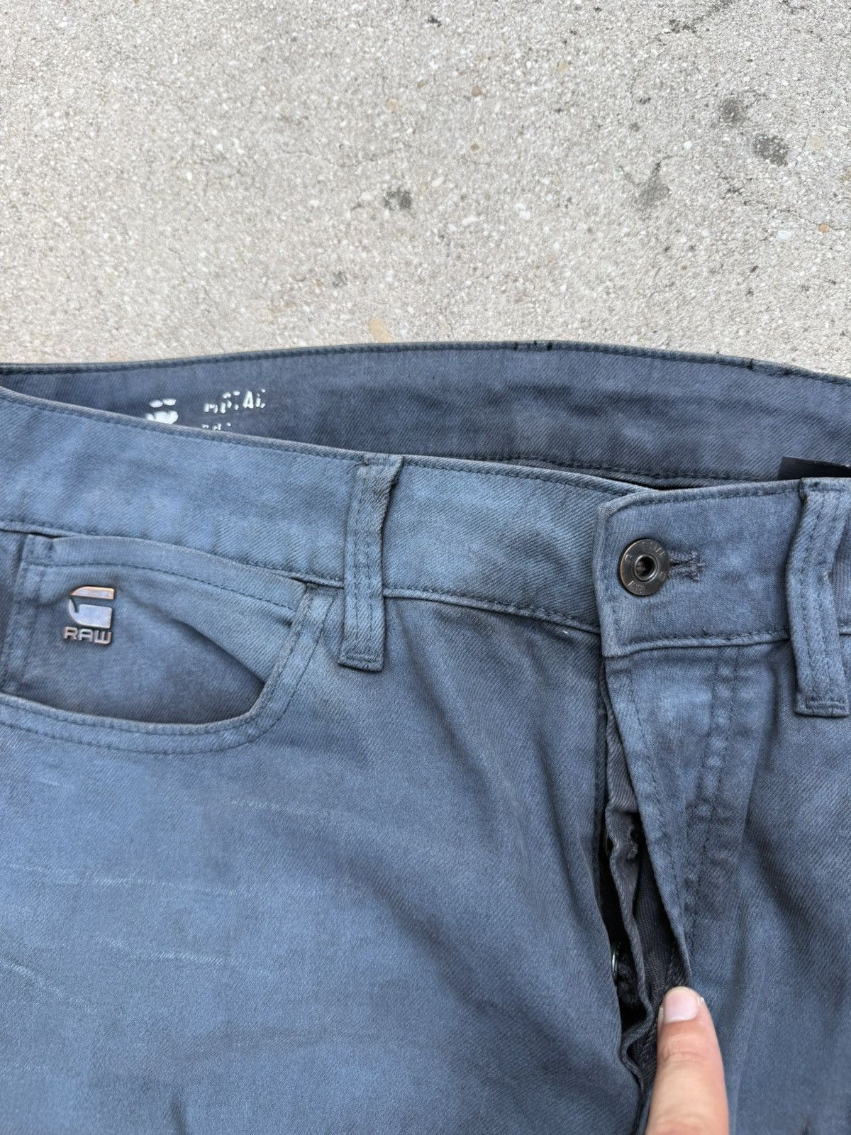 G-Star Motac Sec 3D Slim Jeans in Blue Gray size 32x32 Size US 32 / EU 48 - 3 Thumbnail