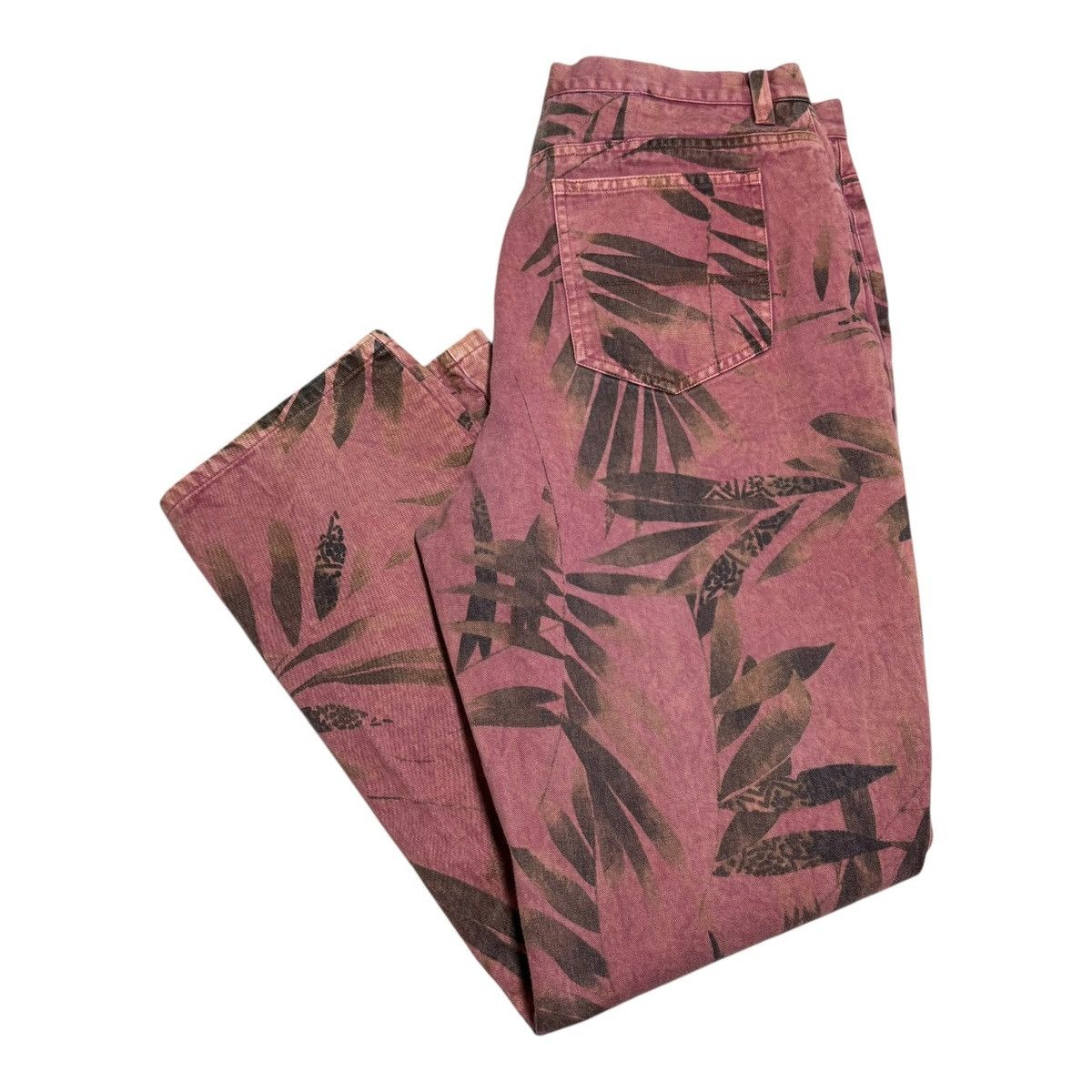Chicos × Vintage Vintage Chico’s Designs Palm Leaf Print Pants Women’s 32x29 Size 32" / US 10 / IT 46 - 1 Thumbnail