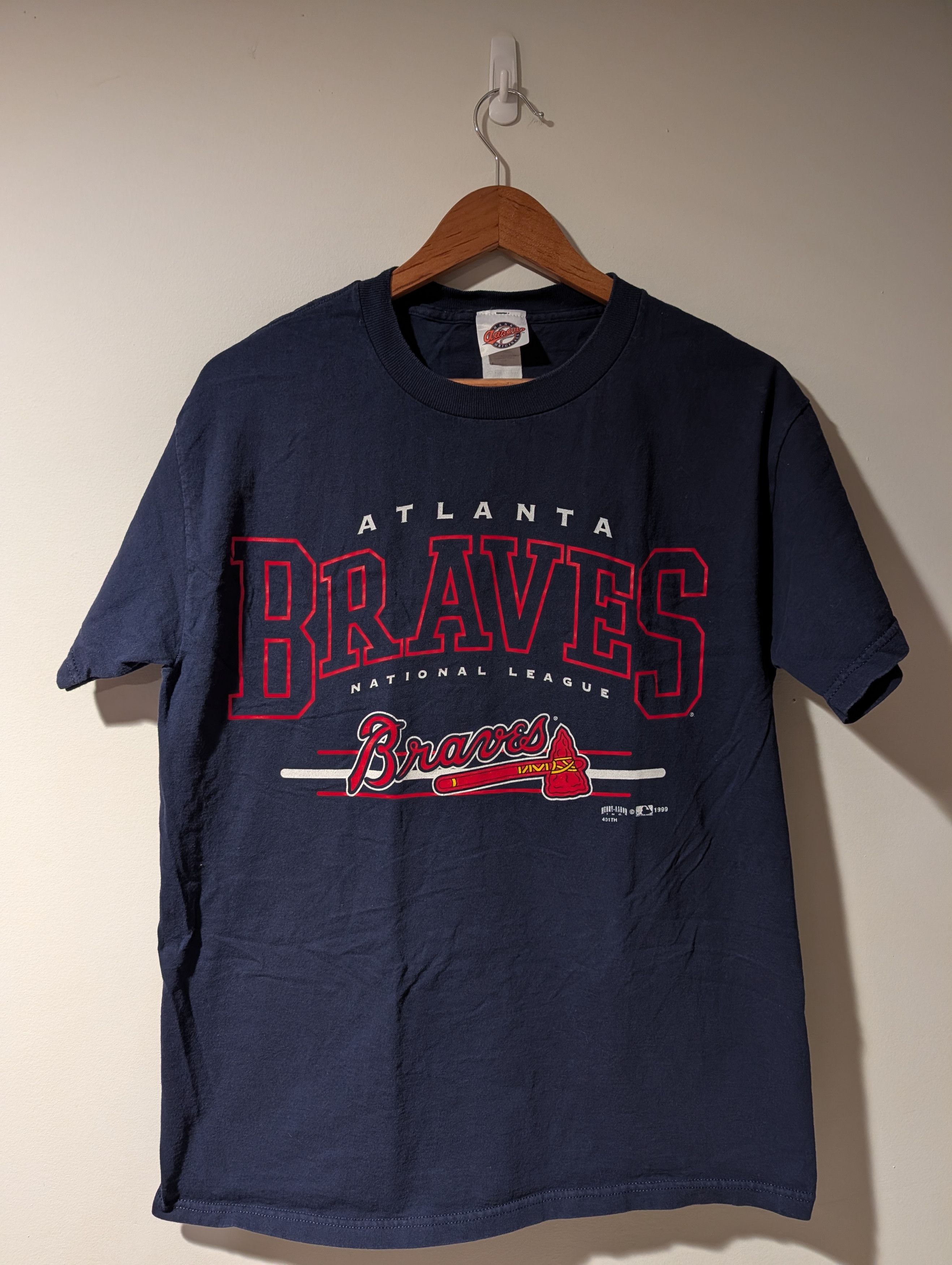 MLB Vintage 1999 Atlanta Braves T Shirt Hank Aaron MLB Baseball Size US L / EU 52-54 / 3 - 1 Thumbnail