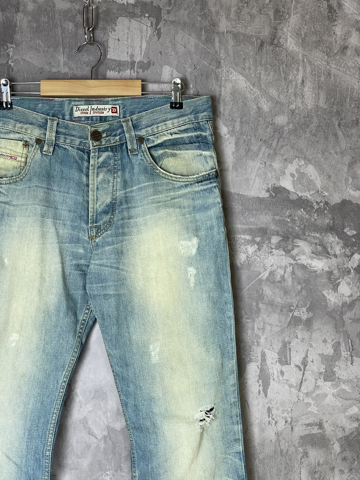 Diesel × Vintage Diesel Y2K Distressed Vintage 90s Baggy Jeans Size US 32 / EU 48 - 3 Thumbnail