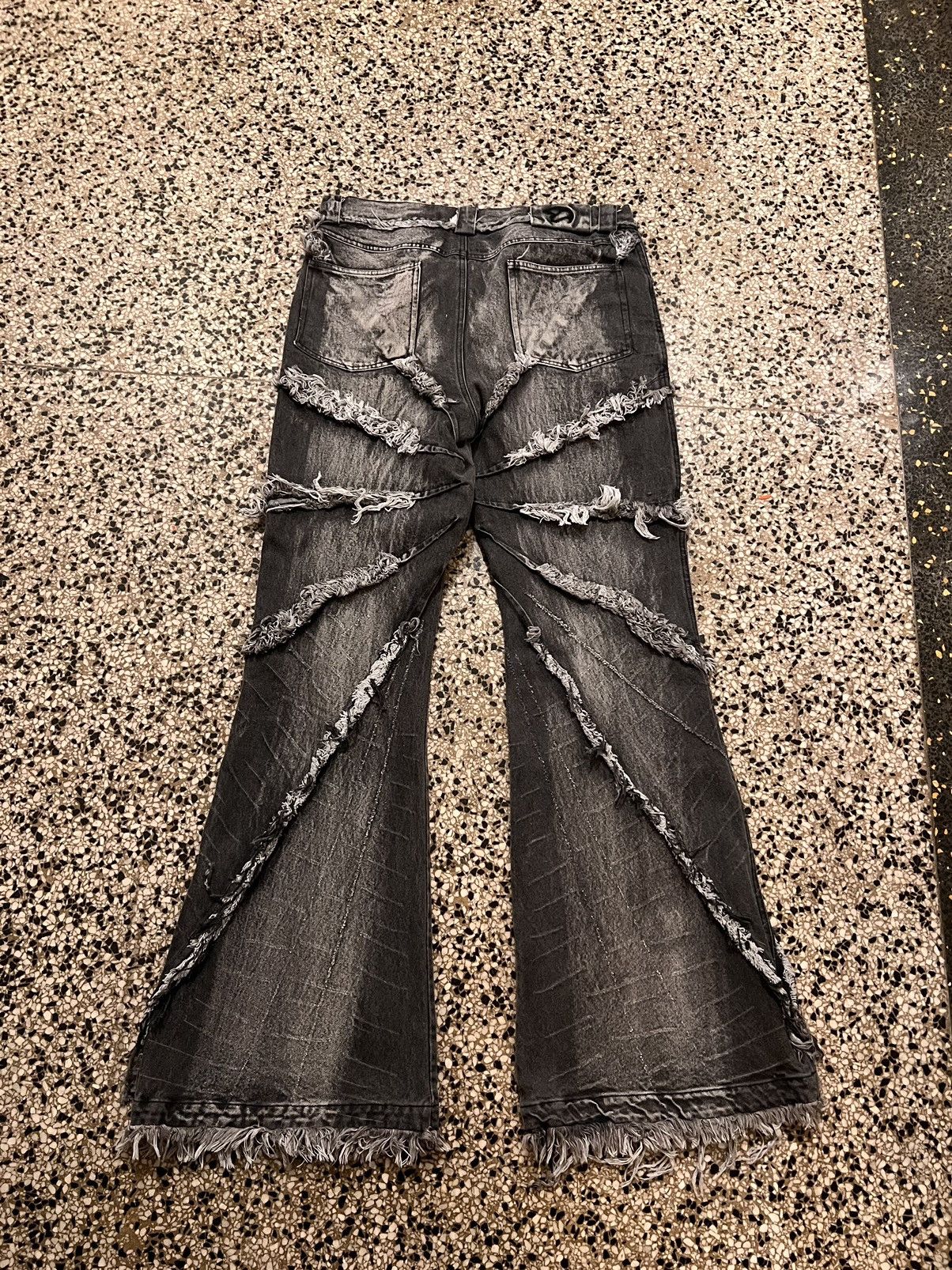 Japanese Brand Cyvist Chalk Webbed Denim | Grailed