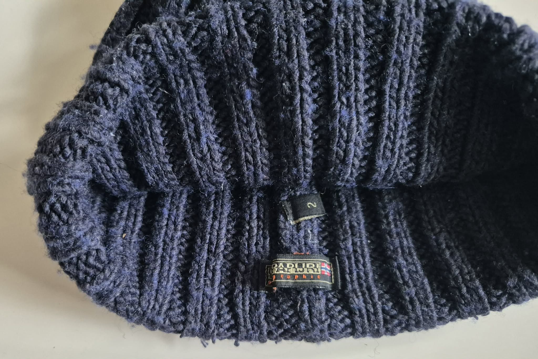 Napapijri Napapijri Winter Knitted Beanie Bobble Hat Size ONE SIZE - 2 Thumbnail