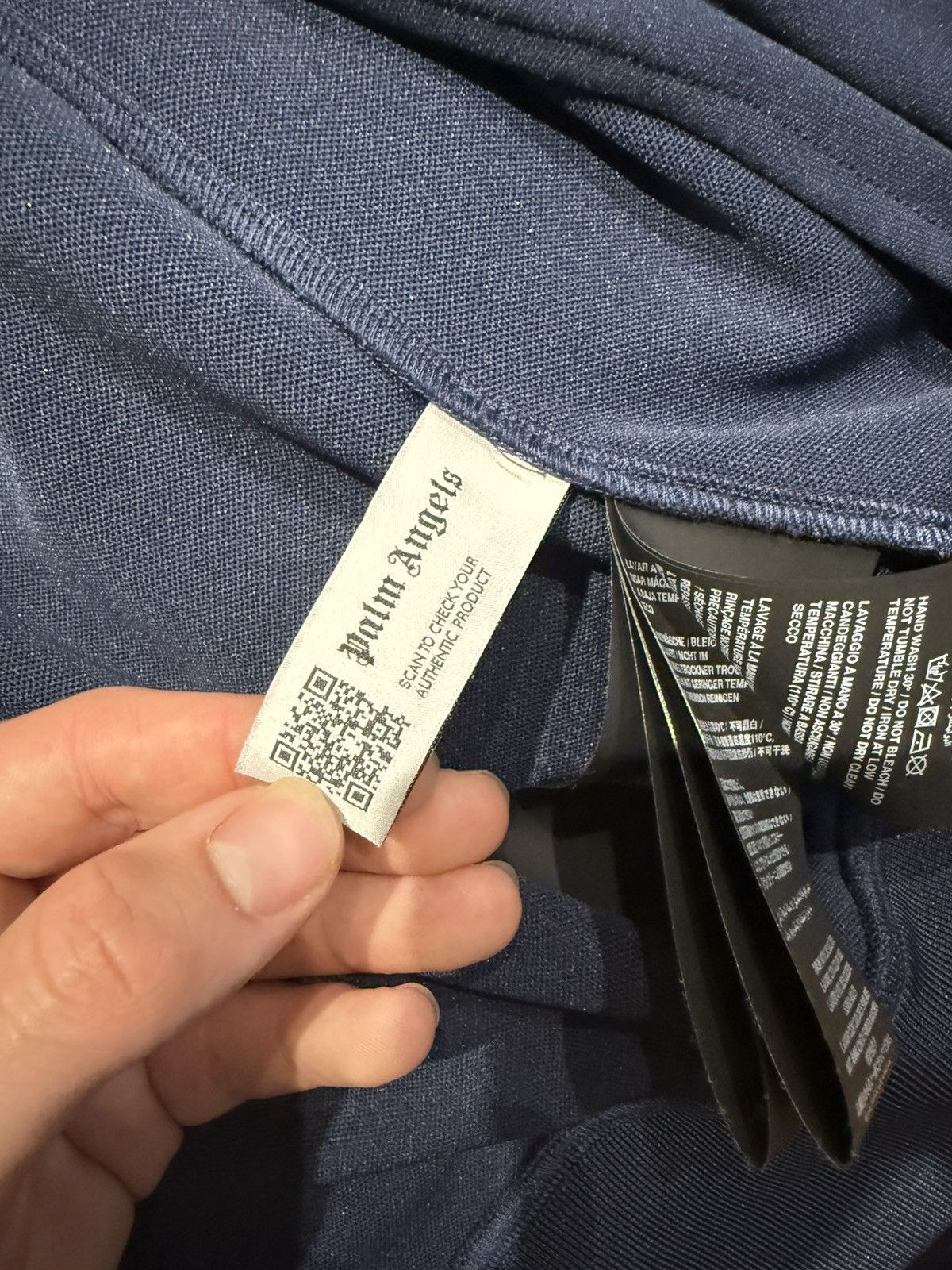 Navy Palm Angels Track Jacket