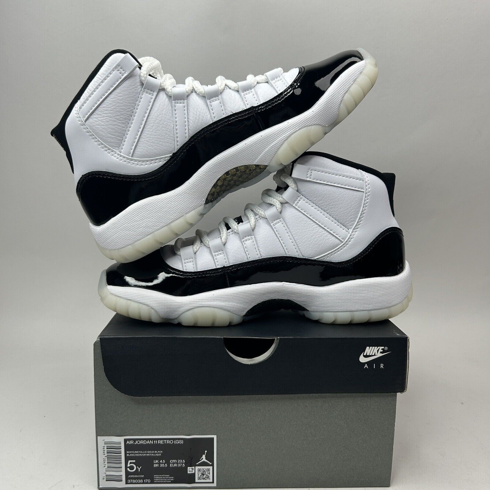 Jordan Brand Nike Shoes Air Jordan 11 Retro GS DMP/Gratitude” 2023 Size US 6.5 / IT 36.5 - 3 Thumbnail