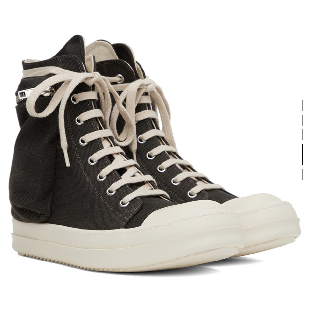 Rick Owens DARK DUSK RICK OWENS HIGH TOP CARGO RAMONE SNEAKERS Size US 9 / EU 42 - 2 Thumbnail