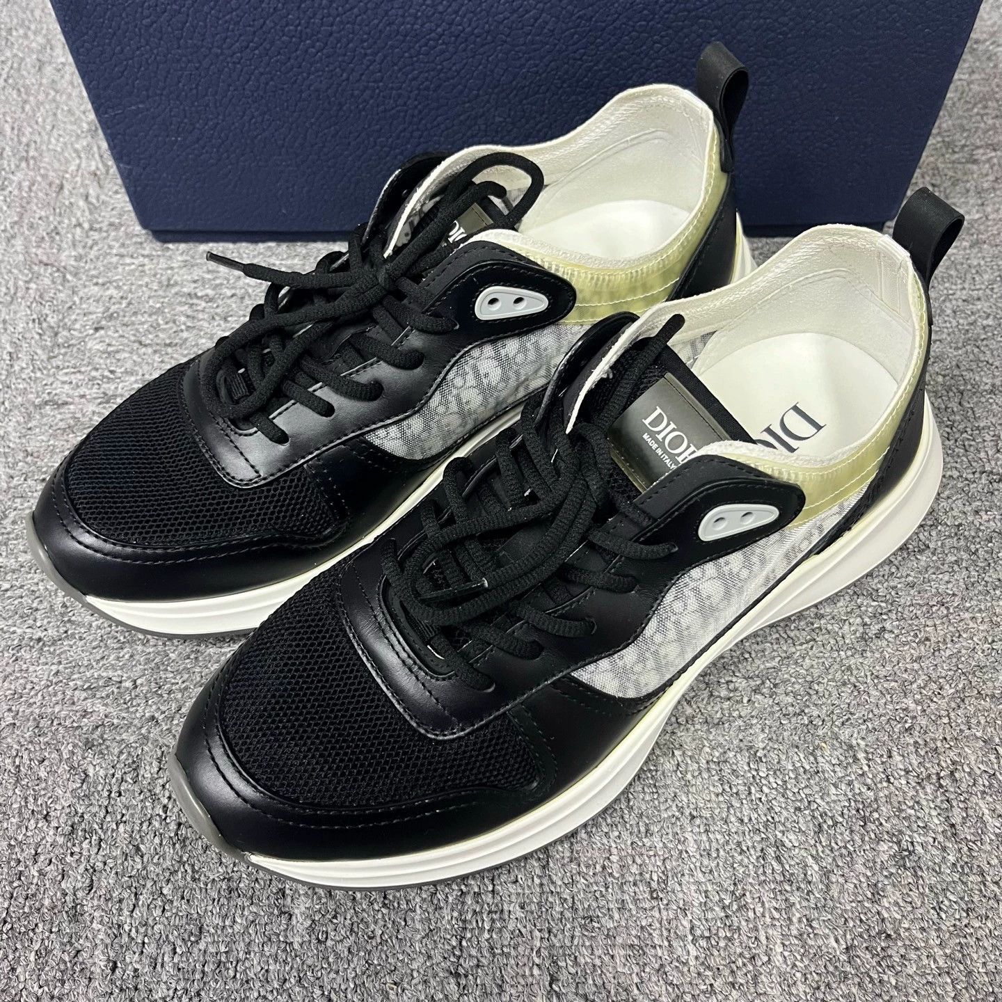 Dior dior black B25 lifestyle low-top sneakers Size US 10 / EU 43 - 2 Thumbnail
