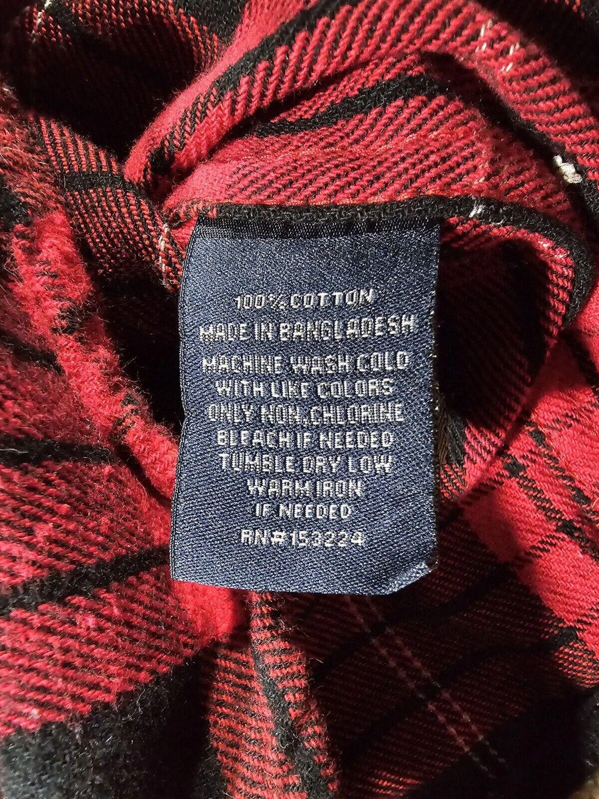 Rainforest Rainforest Men's Heavyweight Flannel Shirt Black/Red Plaid M Size US M / EU 48-50 / 2 - 11 Thumbnail
