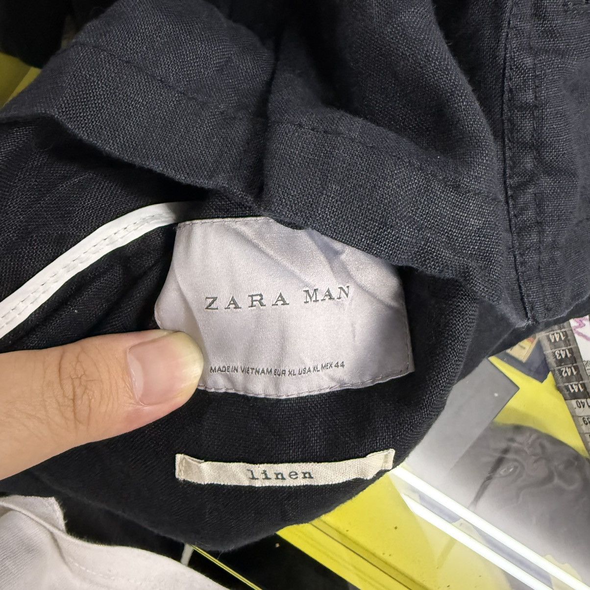 Japanese Brand Blank NYC Black Out Woven Moto Jacket Zara Size US L / EU 52-54 / 3 - 9 Thumbnail