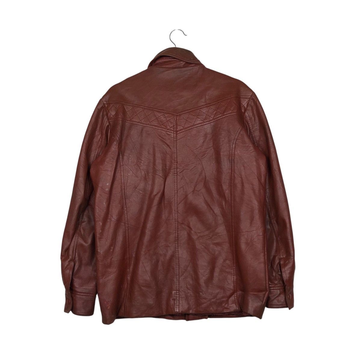 Japanese Brand Vintage Biker Genuine Leather Jacket Male Duds Issey Miyake Size US M / EU 48-50 / 2 - 9 Thumbnail